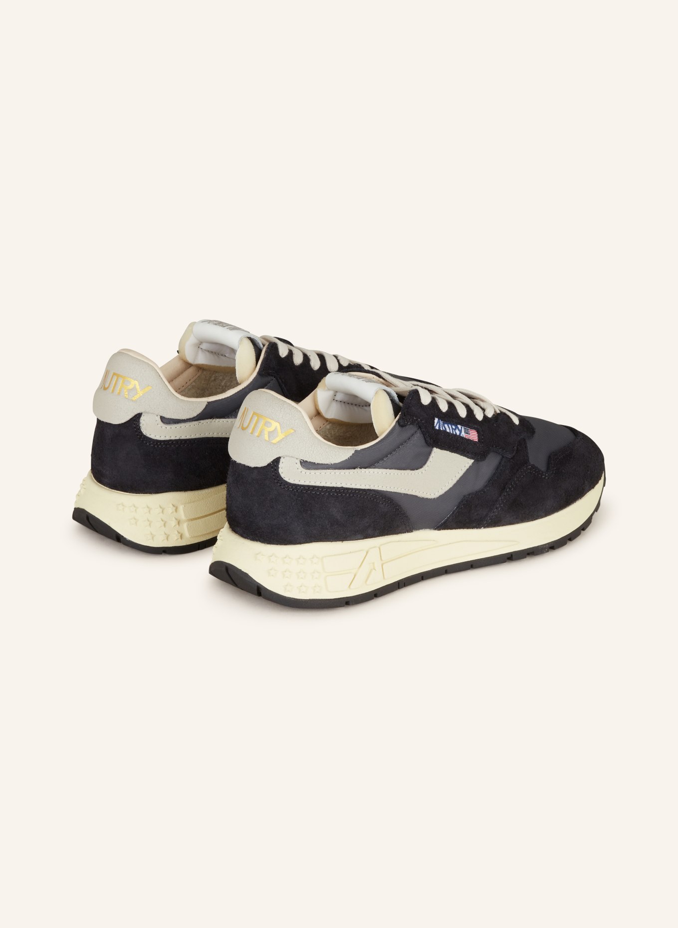 AUTRY Sneaker REELWIND LOW NYLON/CRACK, Farbe: SCHWARZ/ ECRU (Bild 2)