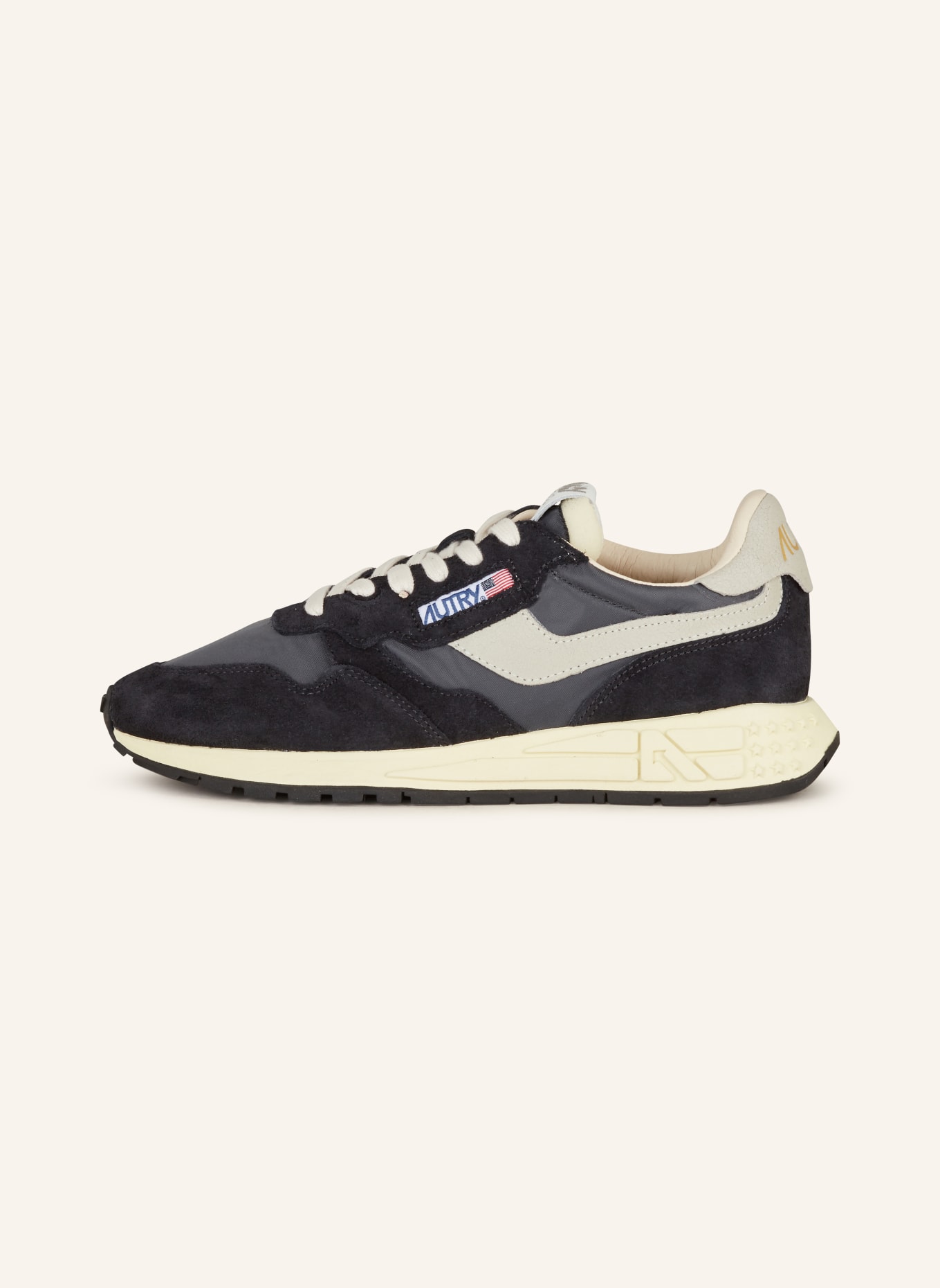 AUTRY Sneaker REELWIND LOW NYLON/CRACK, Farbe: SCHWARZ/ ECRU (Bild 4)