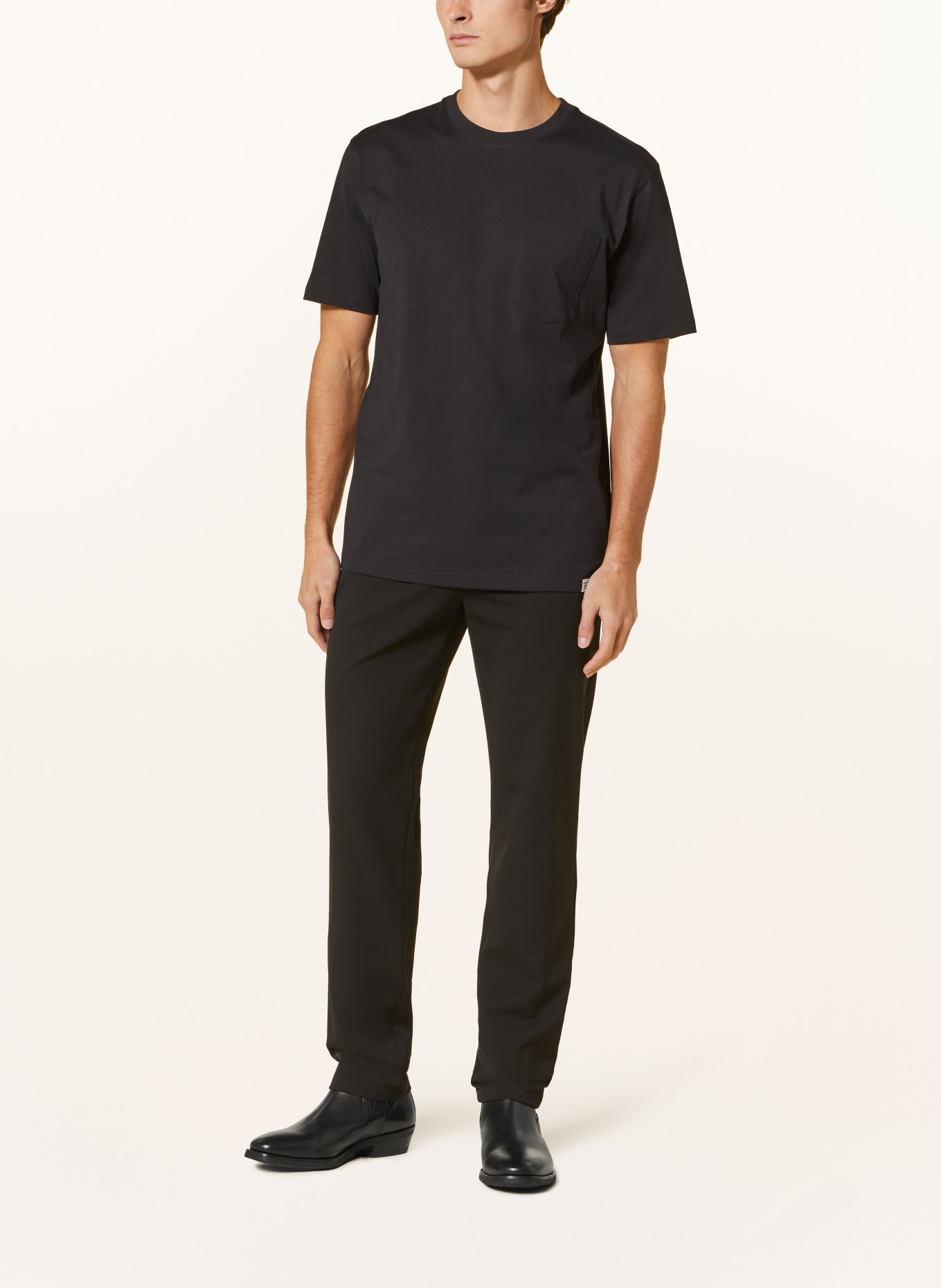 Norse Projects Johannes T-Shirt Mit Logo-Print | Blau | DE