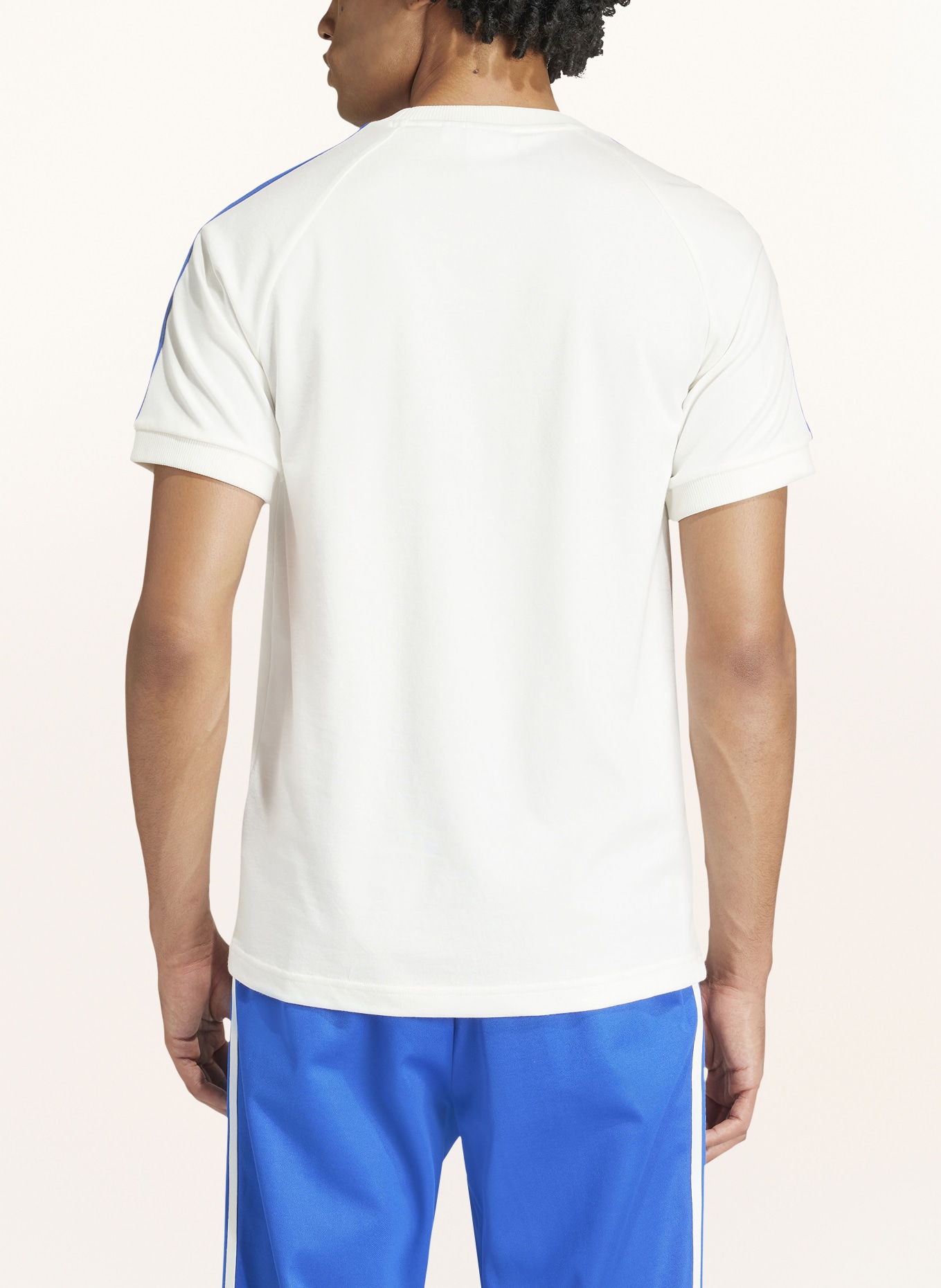 adidas Originals T-shirt ITALIEN ADICOLOR CLASSICS, Color: ECRU/ BLUE (Image 3)