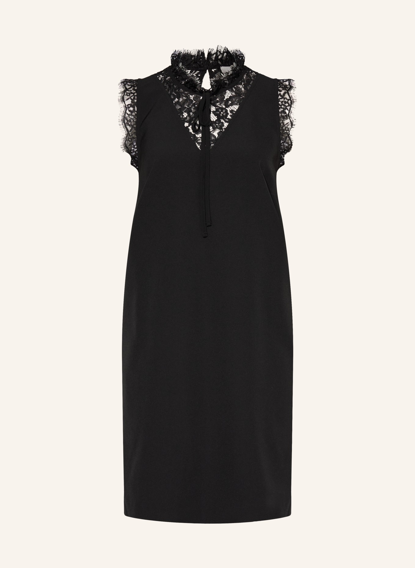 LIU JO Dress with lace, Color: BLACK (Image 1)