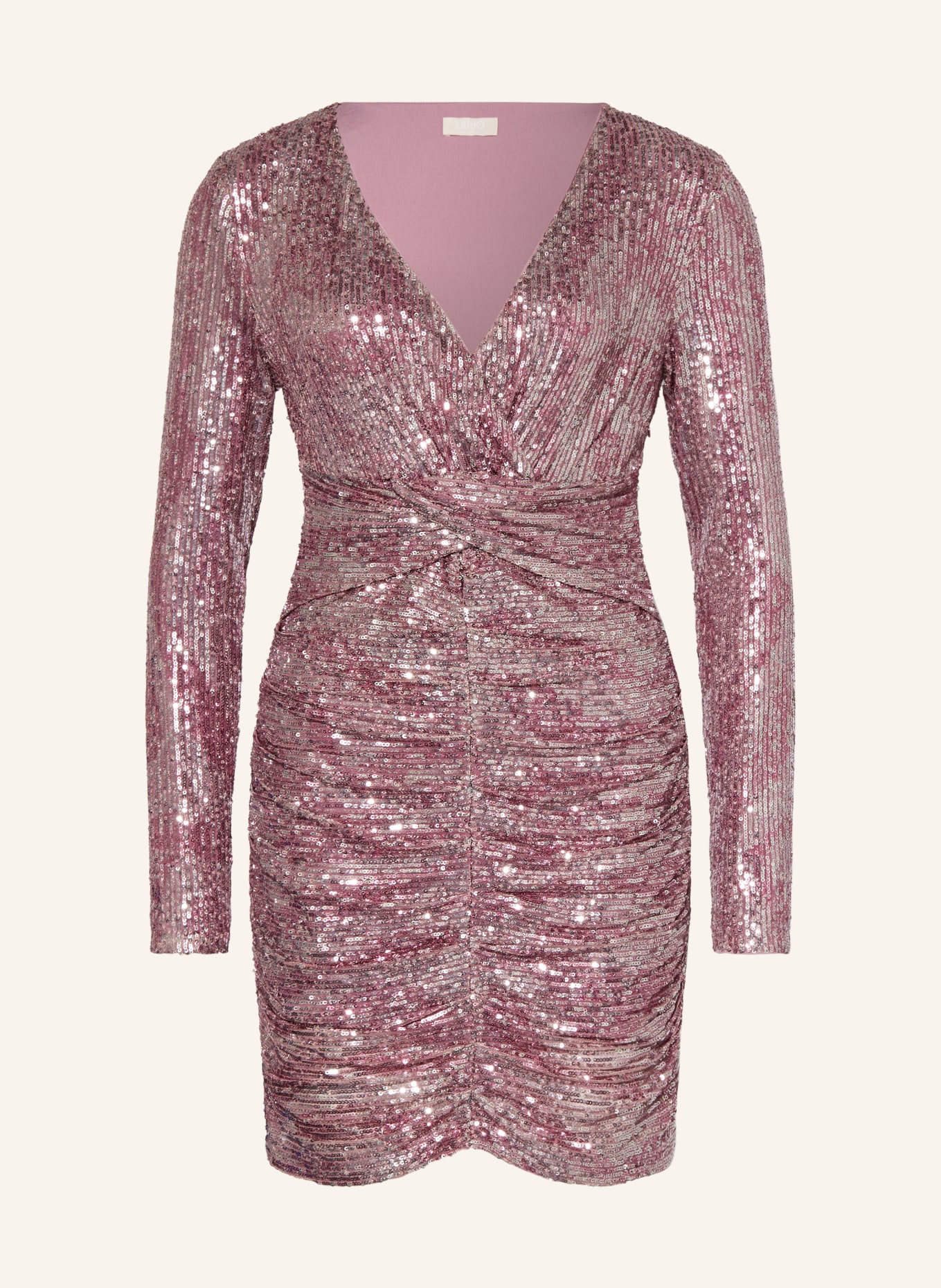 LIU JO Dress with sequins, Color: DUSKY PINK (Image 1)
