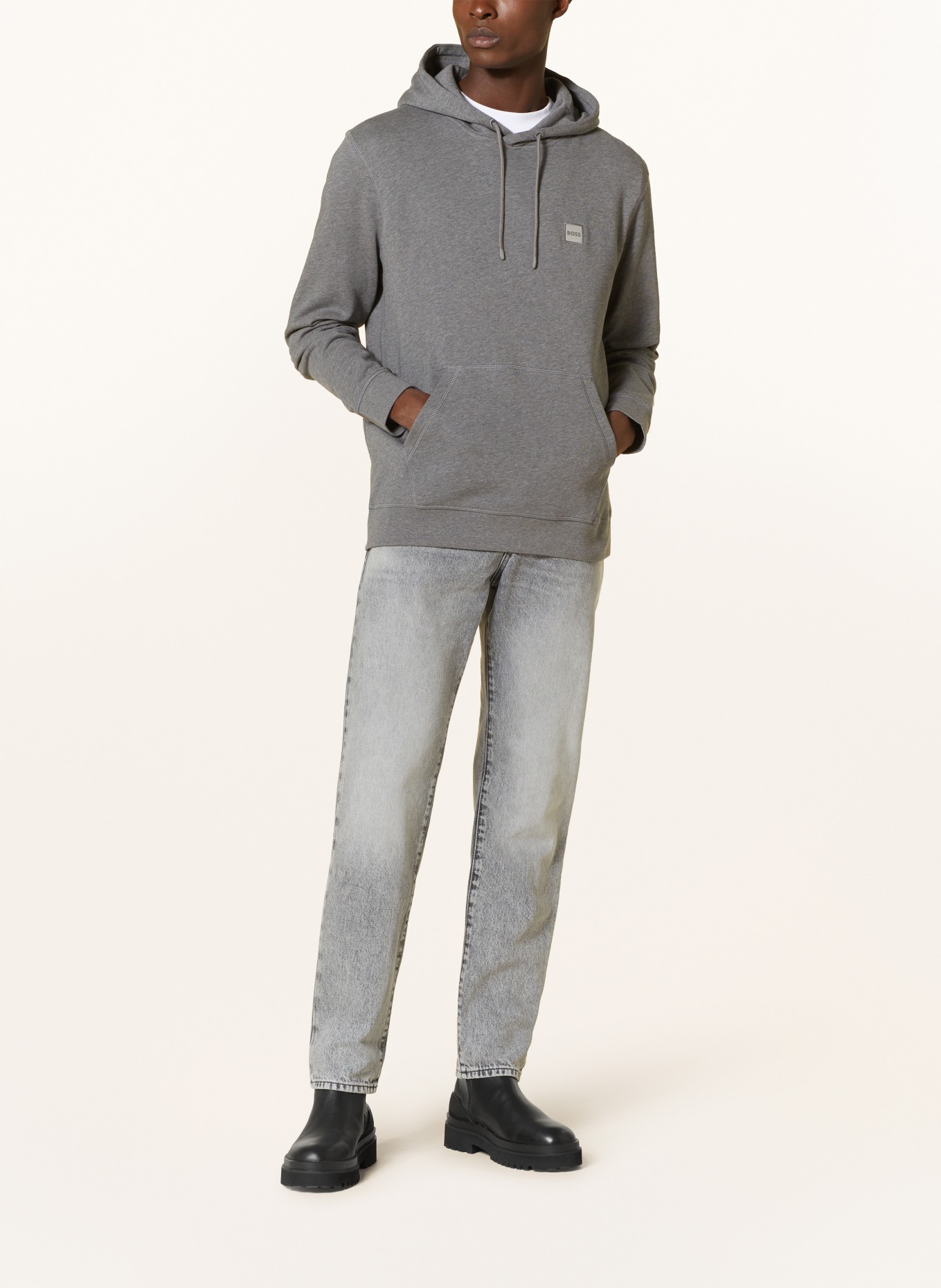 BOSS Hoodie WETALK in gray