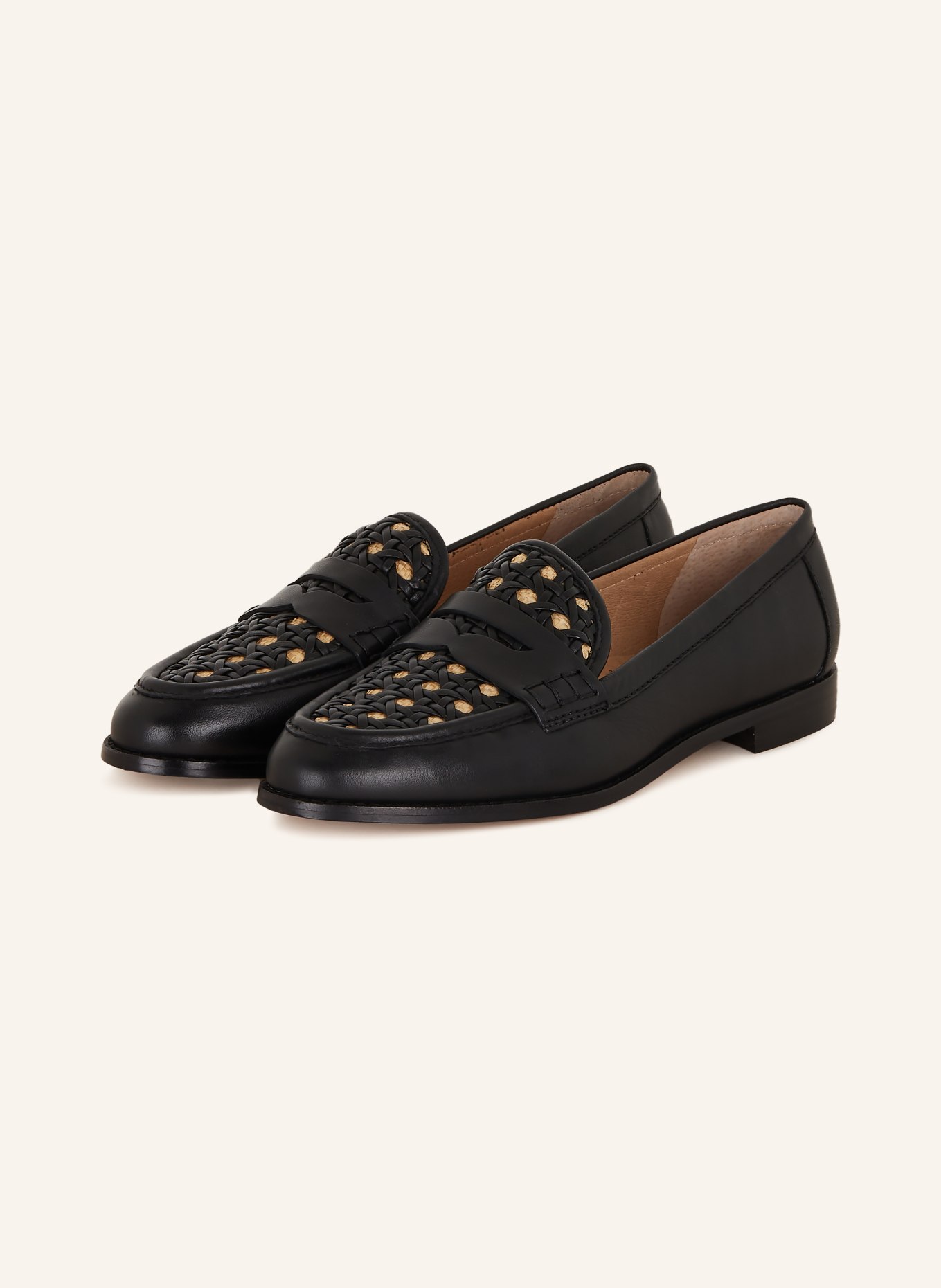 LAUREN RALPH LAUREN Penny loafers WYNNIE II, Color: BLACK (Image 1)