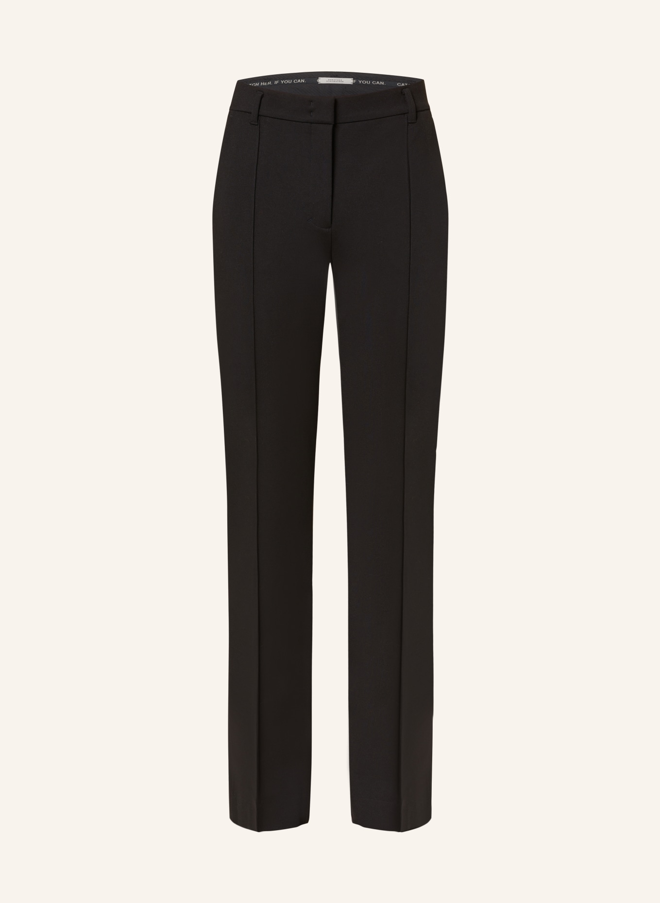 DOROTHEE SCHUMACHER Wide leg trousers in jersey, Color: BLACK (Image 1)