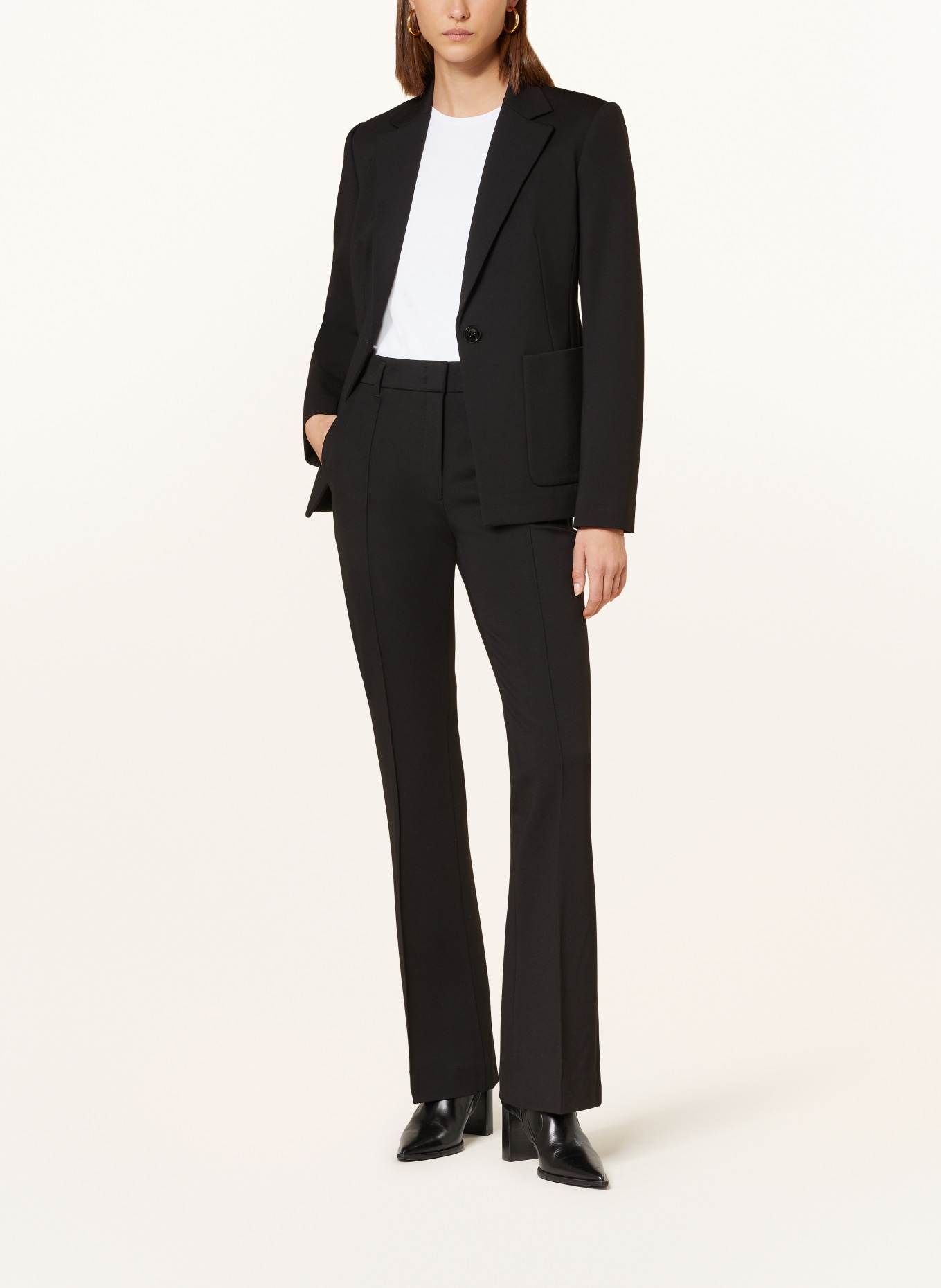 DOROTHEE SCHUMACHER Wide leg trousers in jersey, Color: BLACK (Image 2)