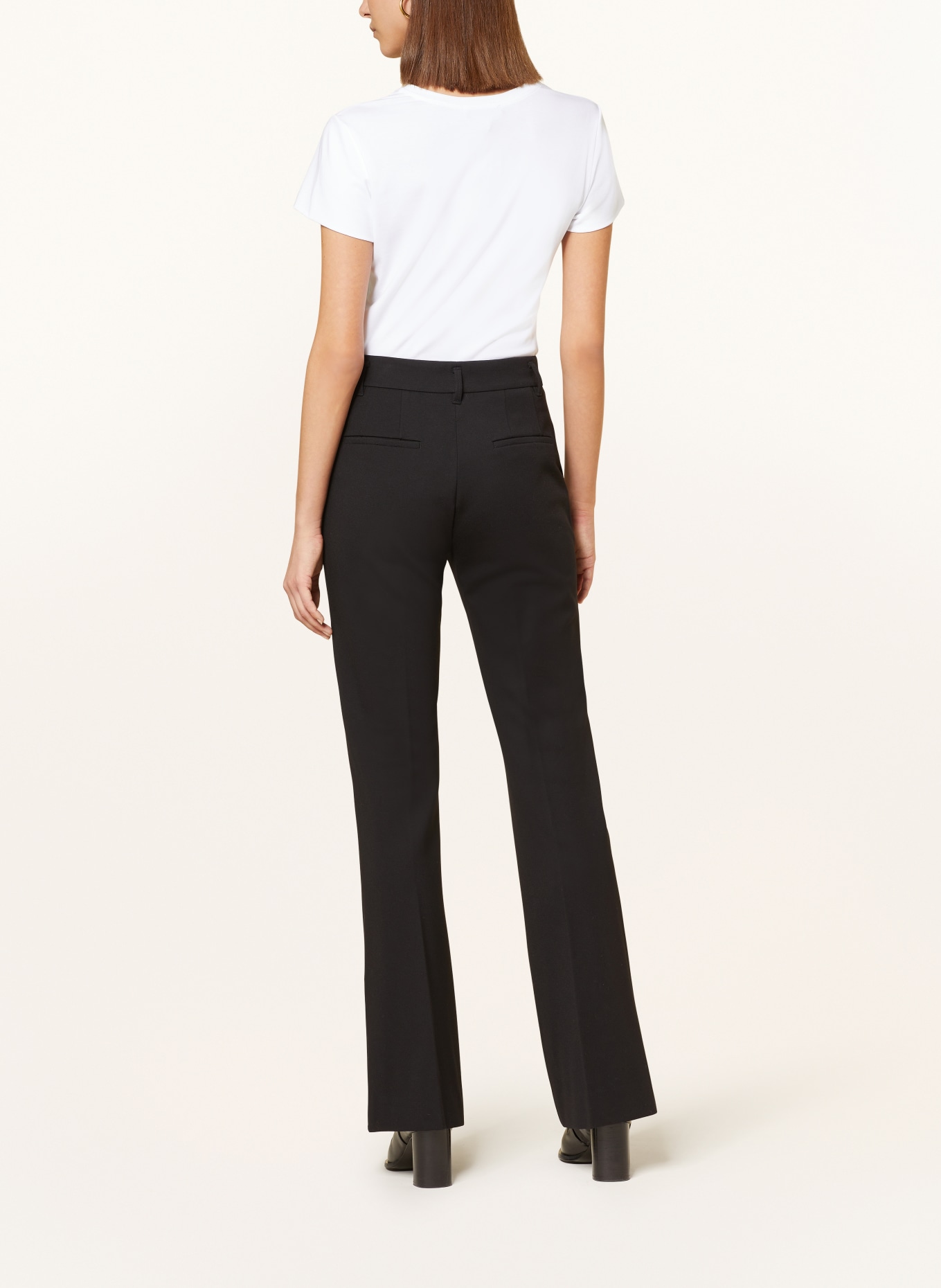 DOROTHEE SCHUMACHER Wide leg trousers in jersey, Color: BLACK (Image 3)