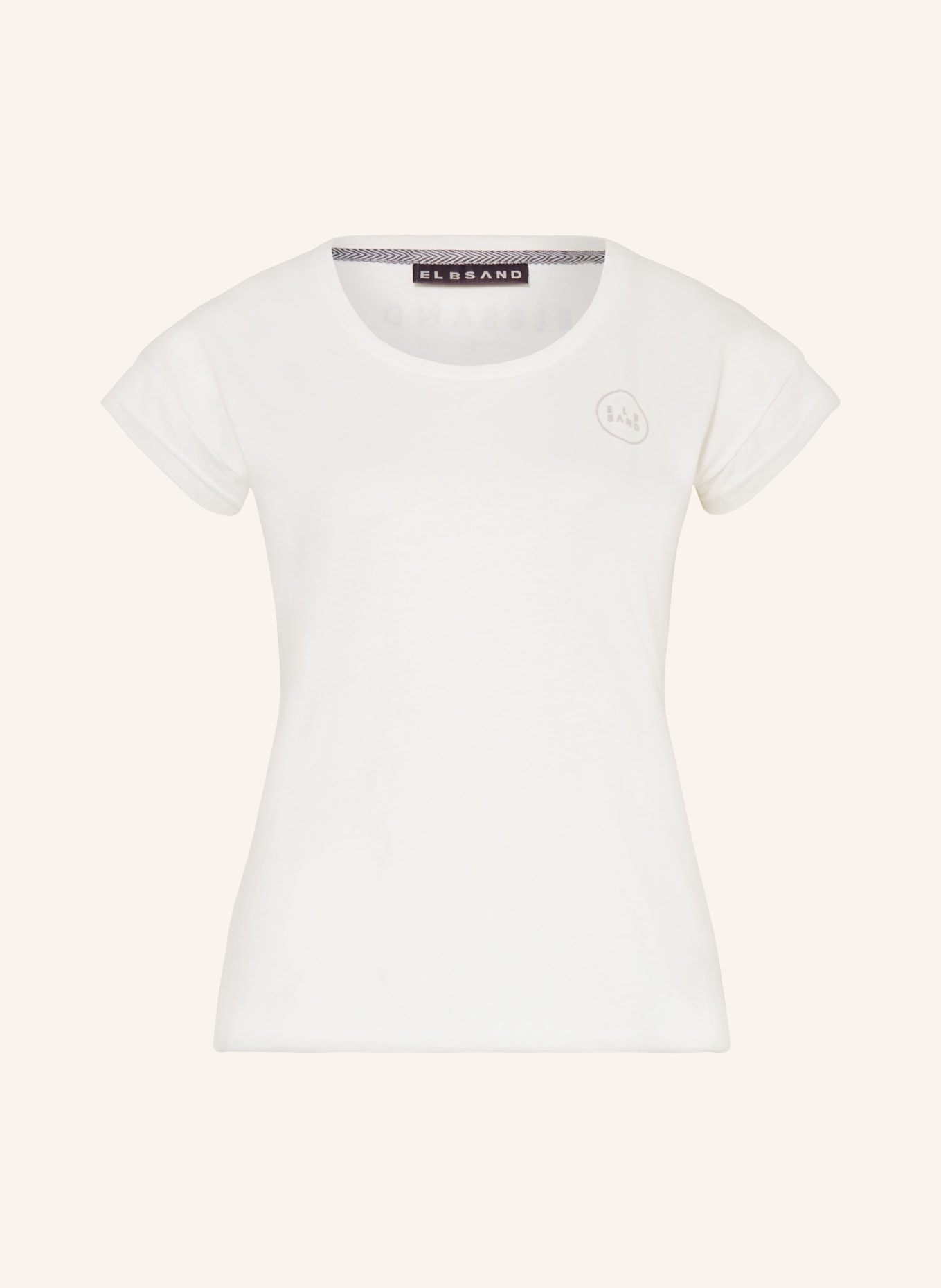 ELBSAND T-shirt RAGNE, Color: WHITE (Image 1)