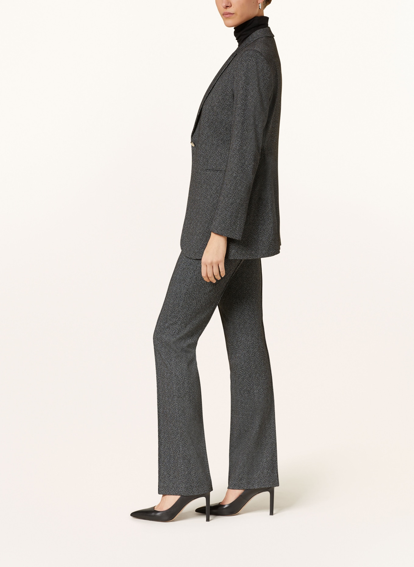 BOSS Jersey pants TUBEKA, Color: DARK GRAY/ GRAY (Image 4)