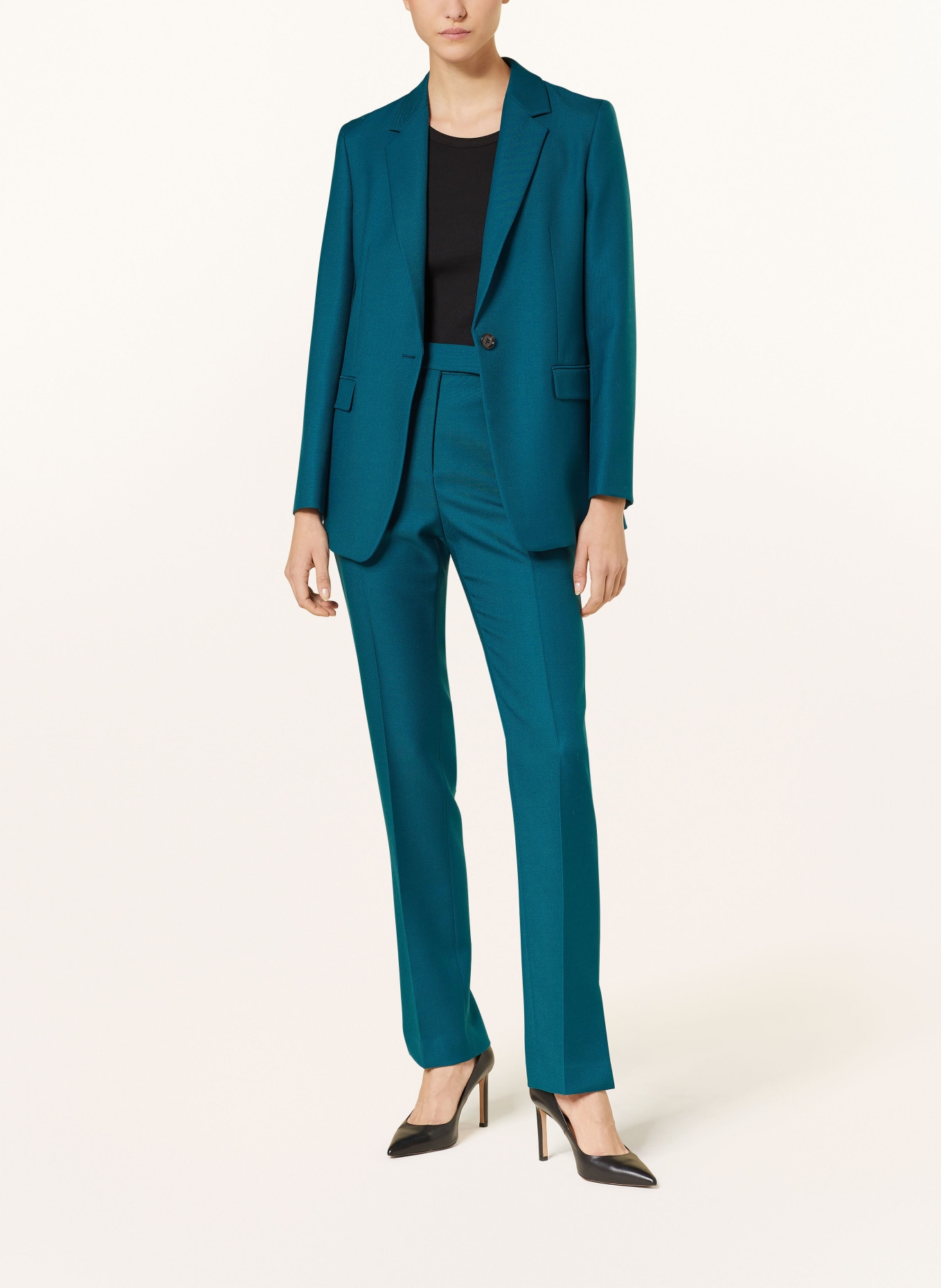 BOSS Trousers TEANA, Color: TEAL (Image 2)