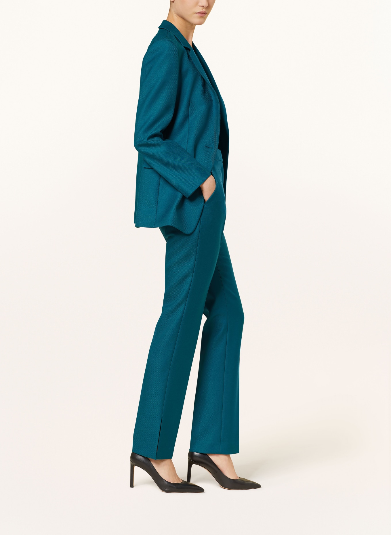 BOSS Trousers TEANA, Color: TEAL (Image 4)