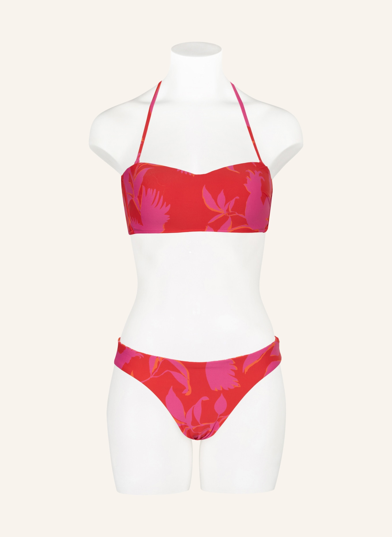 SEAFOLLY Bandeau bikini bottoms, Color: RED/ PINK/ ORANGE (Image 4)