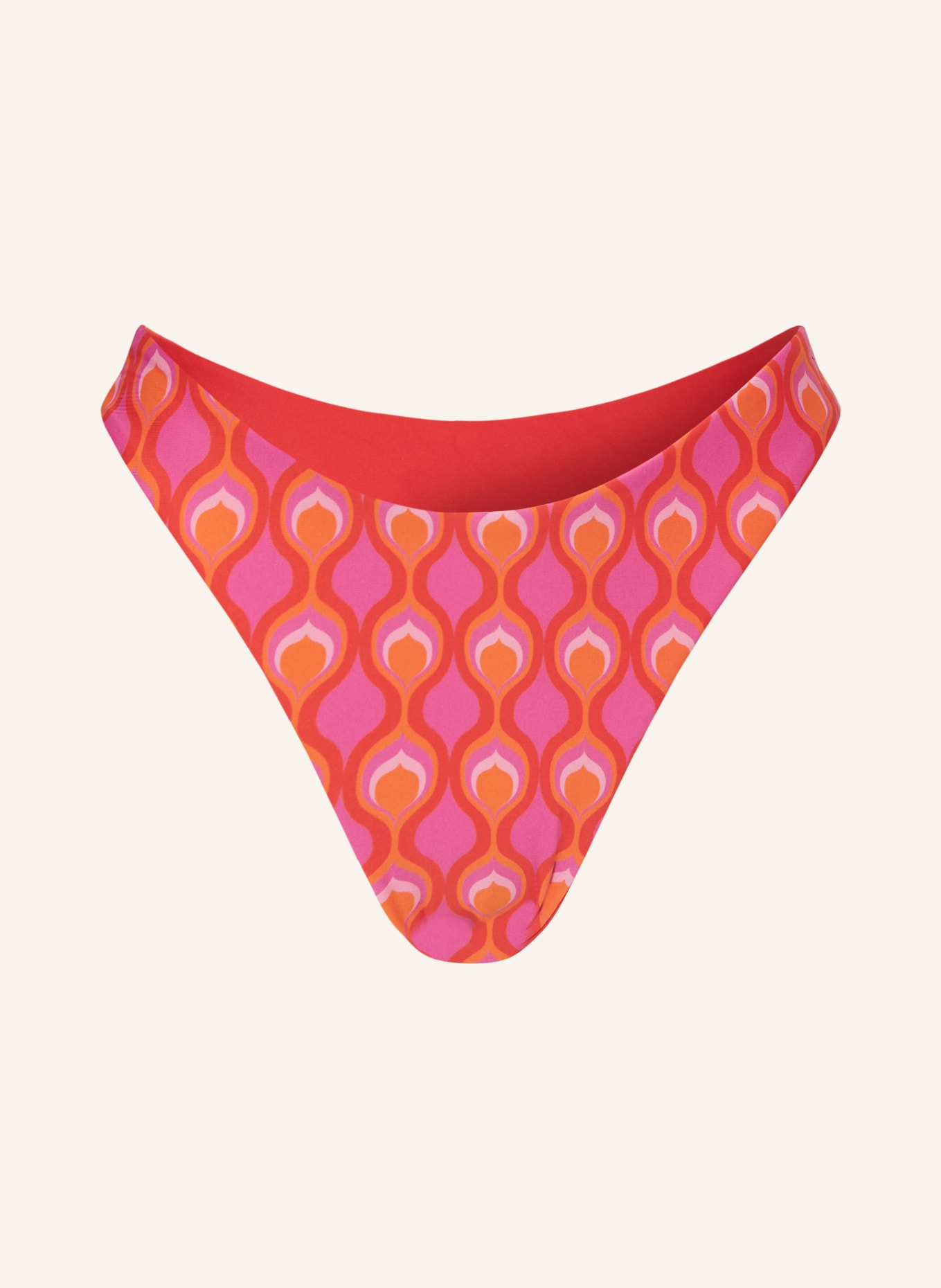 SEAFOLLY Reversible Brazilian bikini bottoms BIRDS OF PARADISE, Color: PINK/ RED/ ORANGE (Image 1)
