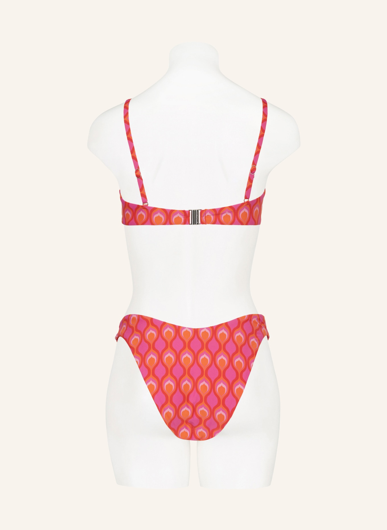 SEAFOLLY Reversible Brazilian bikini bottoms BIRDS OF PARADISE, Color: PINK/ RED/ ORANGE (Image 3)