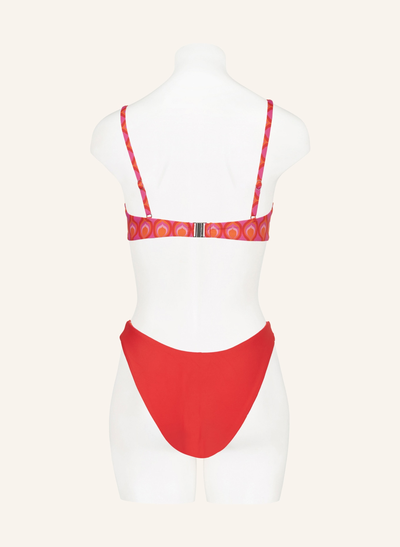 SEAFOLLY Reversible Brazilian bikini bottoms BIRDS OF PARADISE, Color: PINK/ RED/ ORANGE (Image 5)