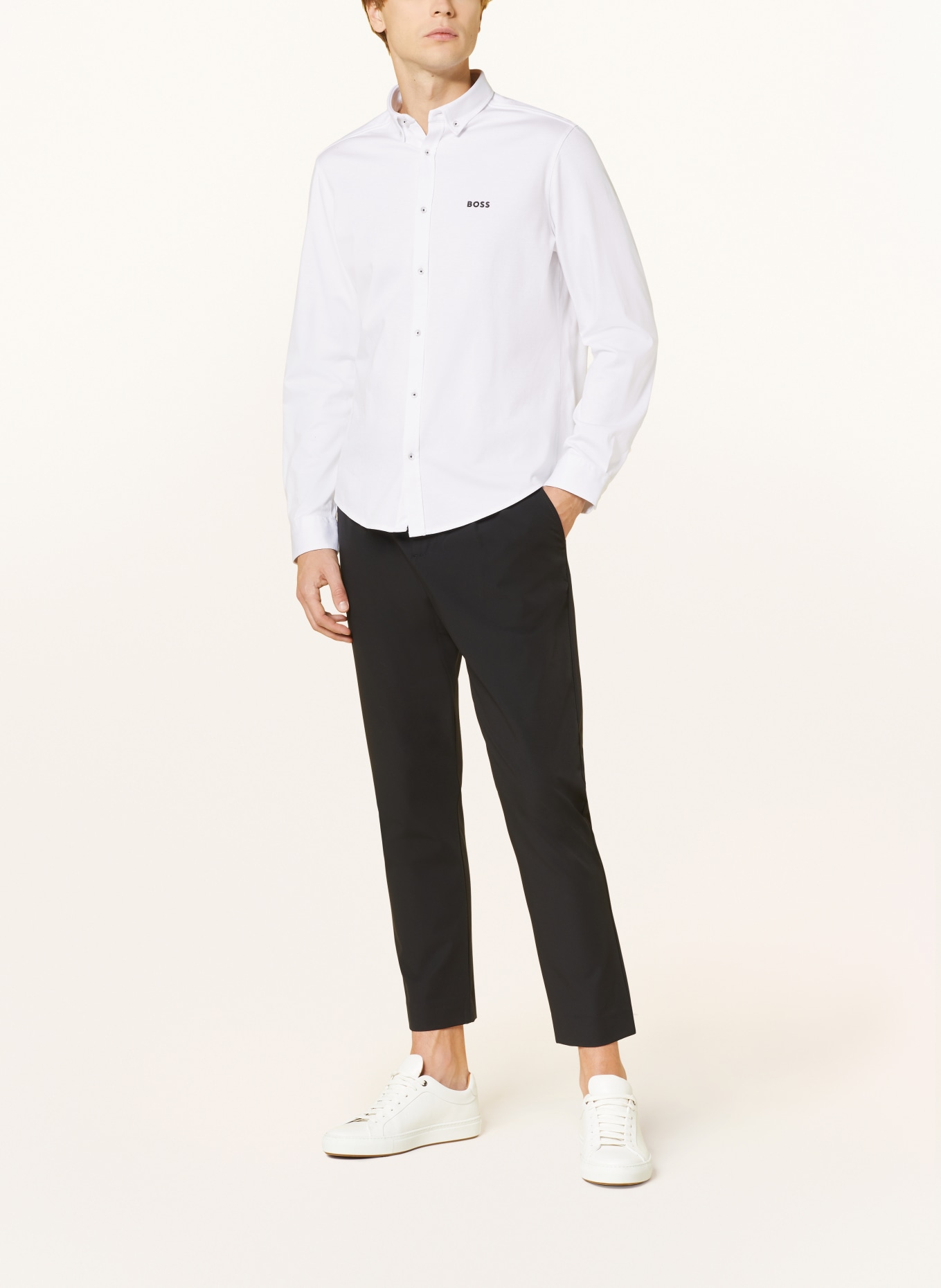 BOSS Jersey shirt MOTION regular fit, Color: WHITE (Image 2)