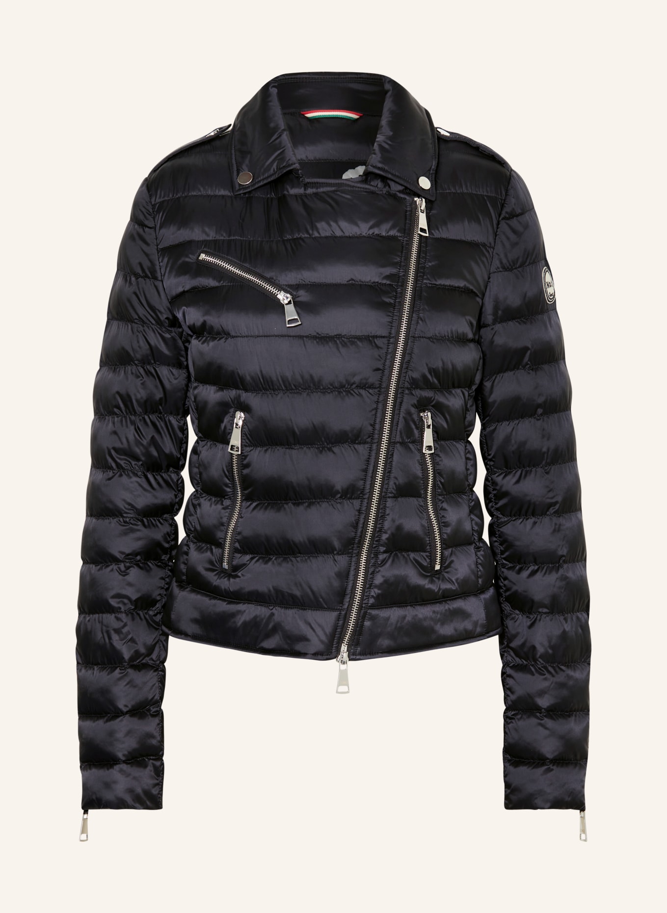 No.1 Como Quilted jacket SANREMO, Color: BLACK (Image 1)