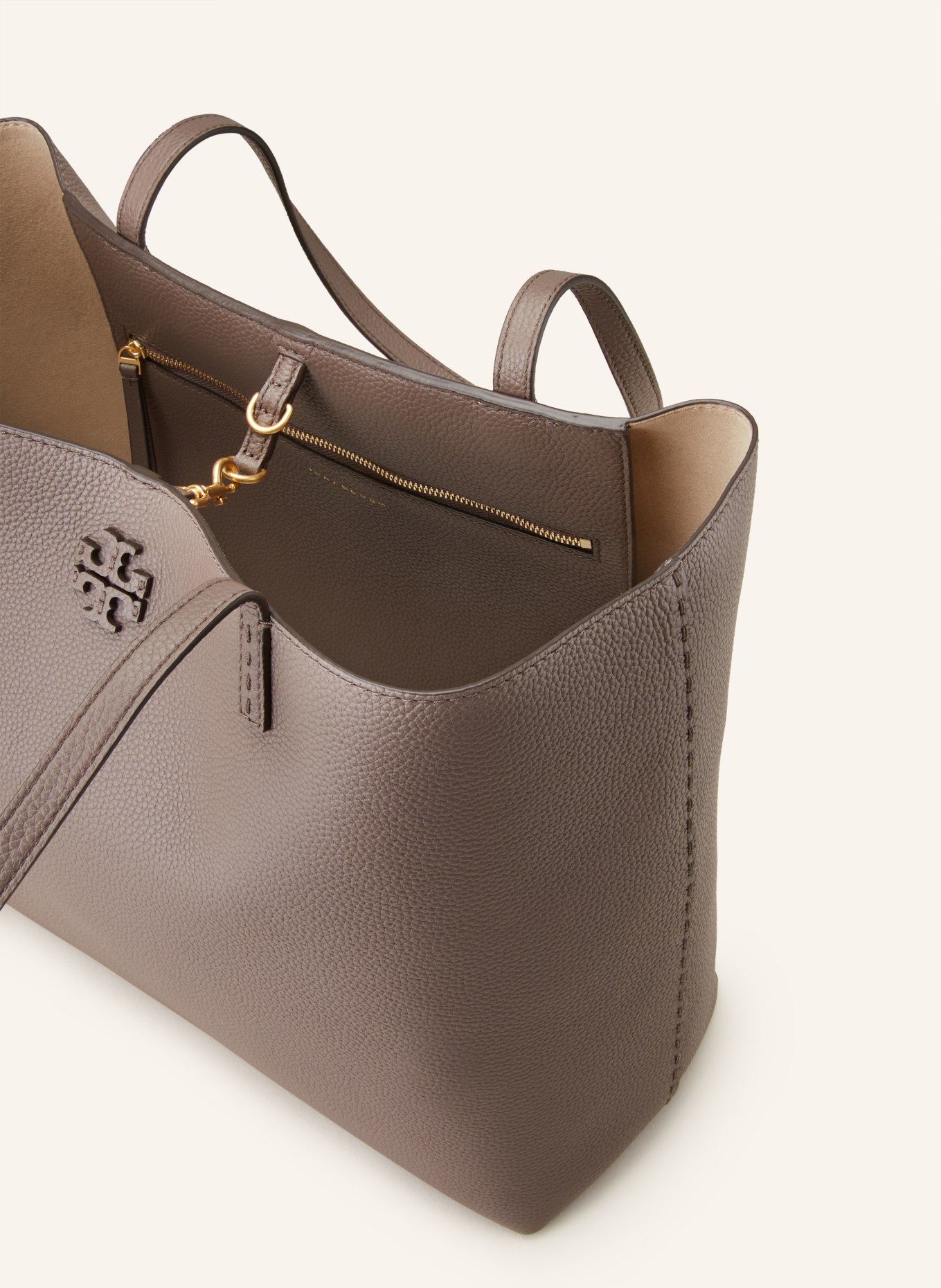 TORY BURCH Shopper MCGRAW, Color: TAUPE (Image 3)