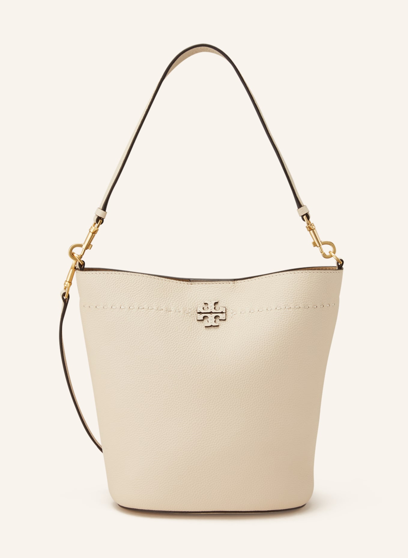 TORY BURCH Pouch bag MCGRAW, Color: CREAM (Image 1)