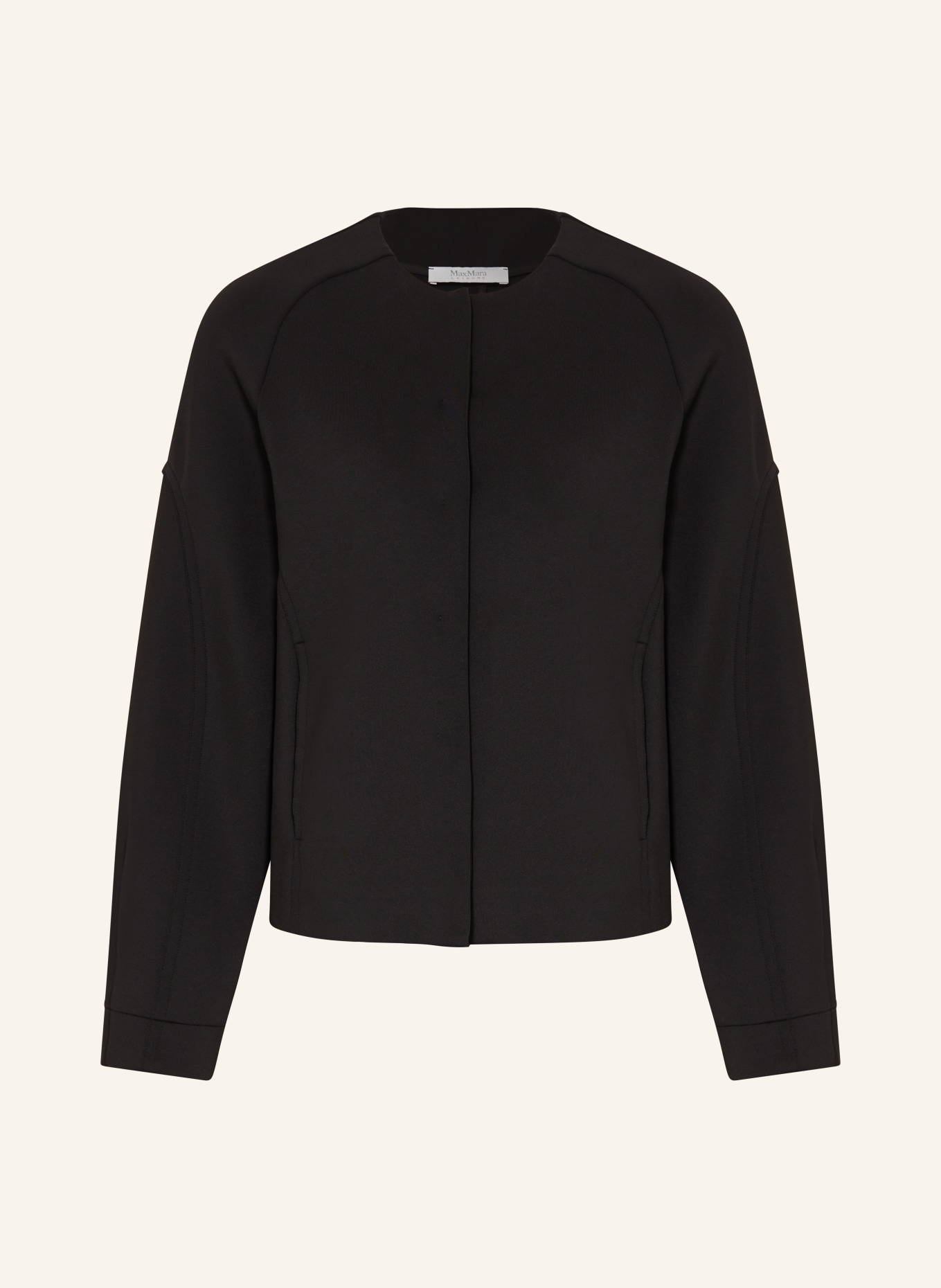MaxMara LEISURE Jersey blazer DRAMMA, Color: BLACK (Image 1)