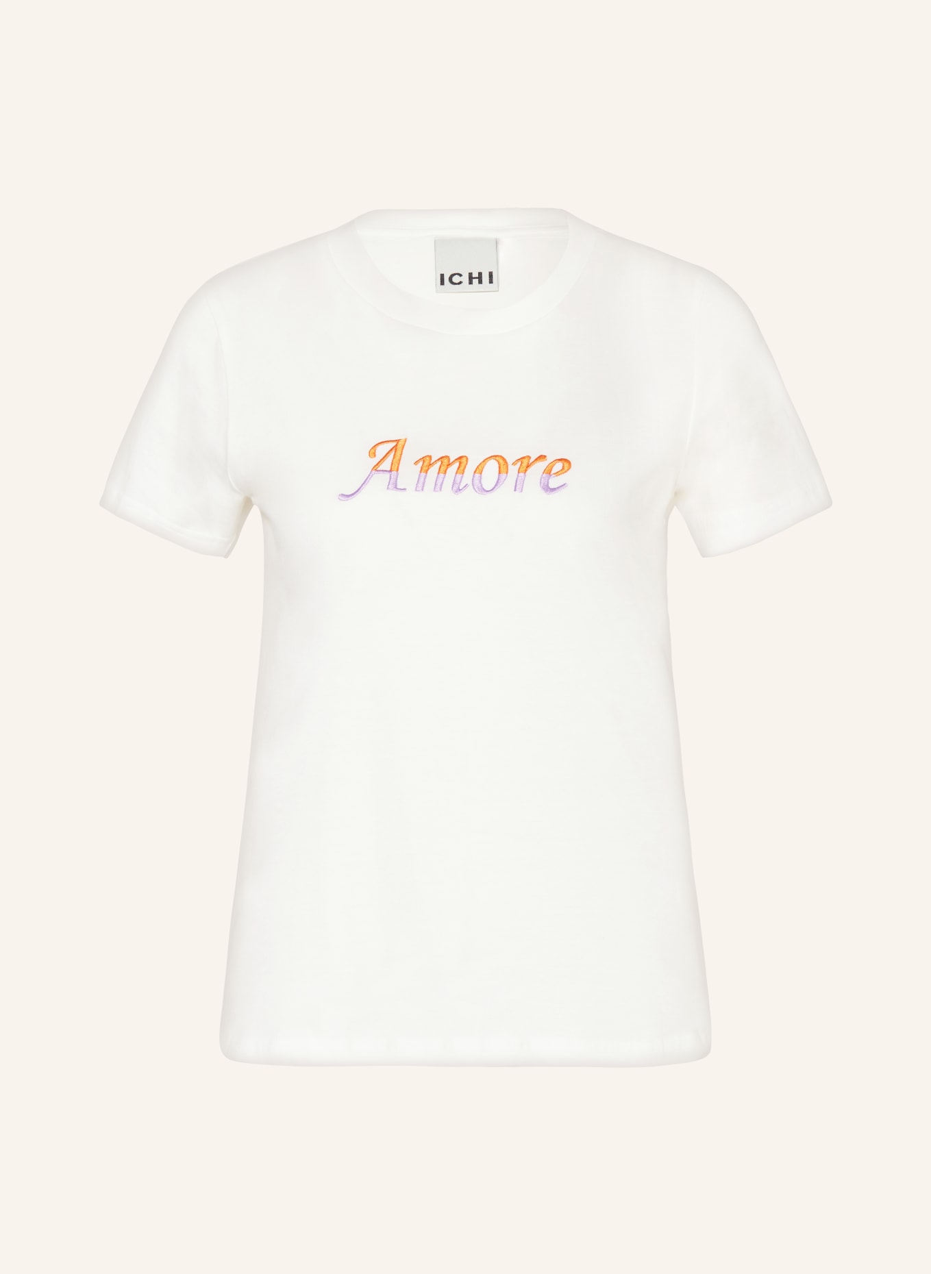 ICHI T-shirt IHRUNELA, Color: WHITE (Image 1)