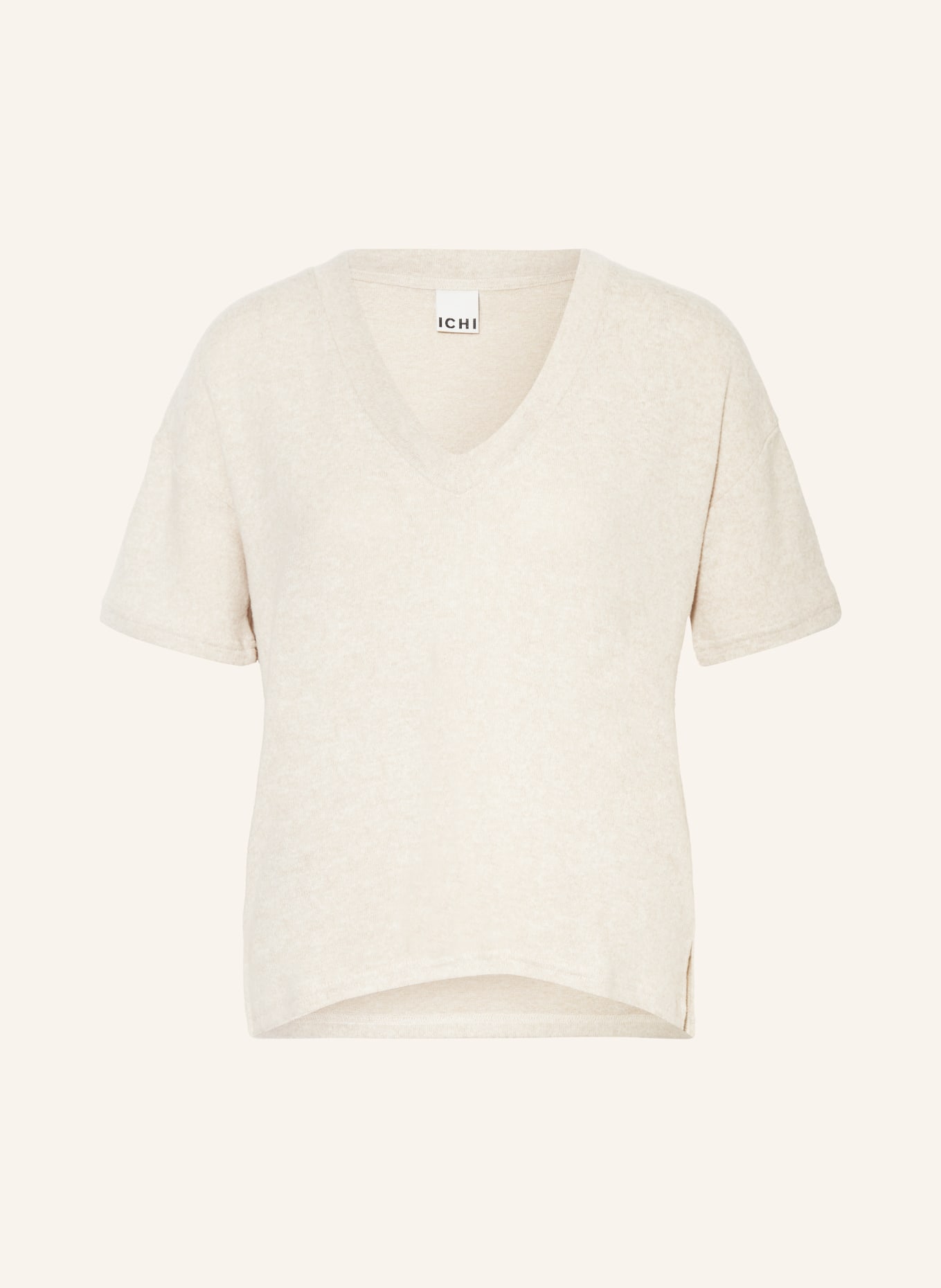 ICHI Knit shirt IHYOSE, Color: BEIGE (Image 1)
