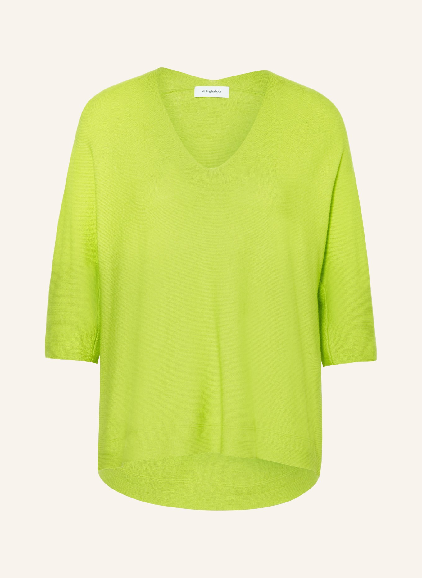 darling harbour Knit shirt with 3/4 sleeves, Color: LIMETTENGRUEN (Image 1)