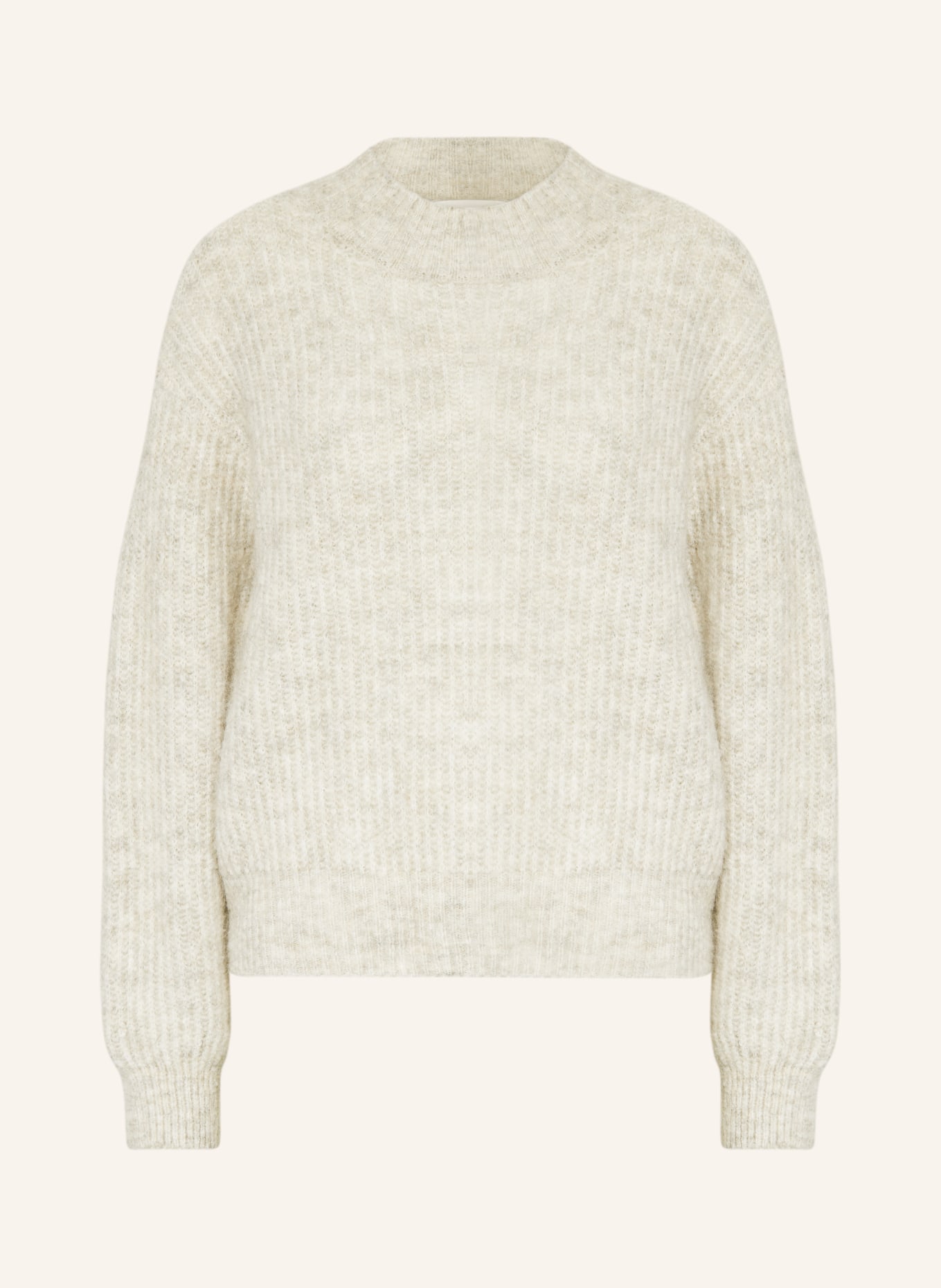 American Vintage Sweter z dodatkiem alpaki, Kolor: KREMOWY (Obrazek 1)