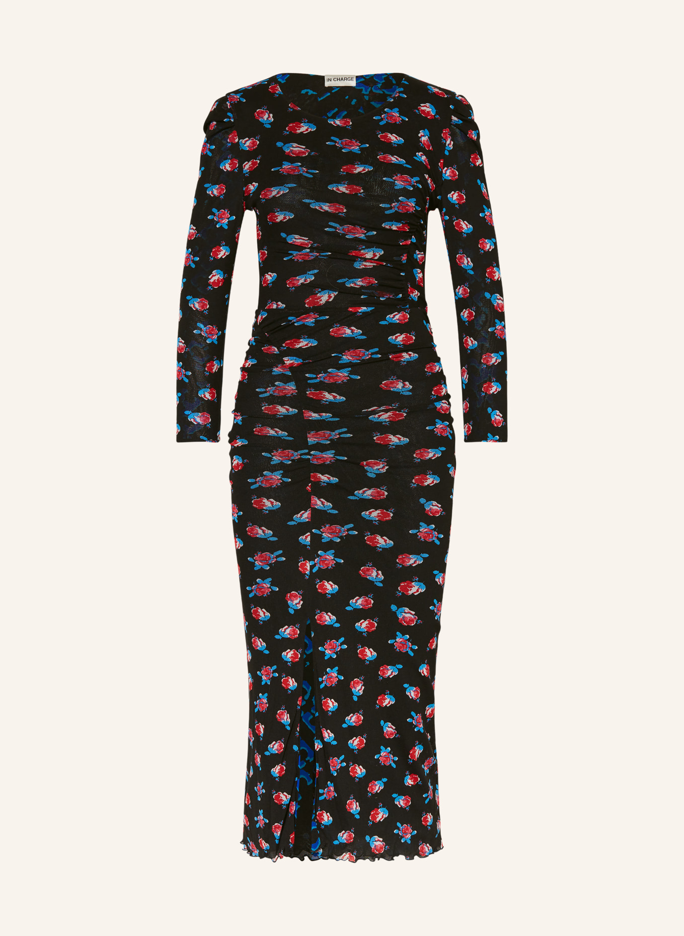 DIANE VON FURSTENBERG Dress PRIYANKA, Color: BLACK/ BLUE/ RED (Image 1)