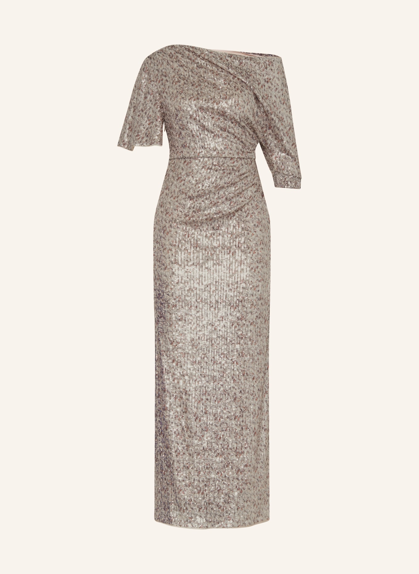 DIANE VON FURSTENBERG Evening dress WITTROCK with sequins, Color: SILVER (Image 1)