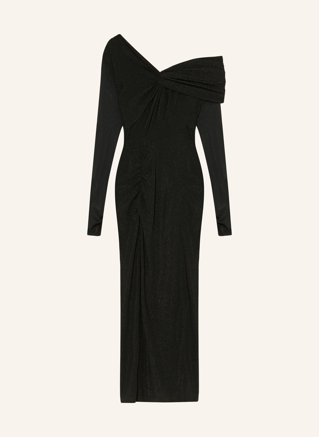DIANE VON FURSTENBERG Sheath dress RICH with glitter thread, Color: BLACK (Image 1)