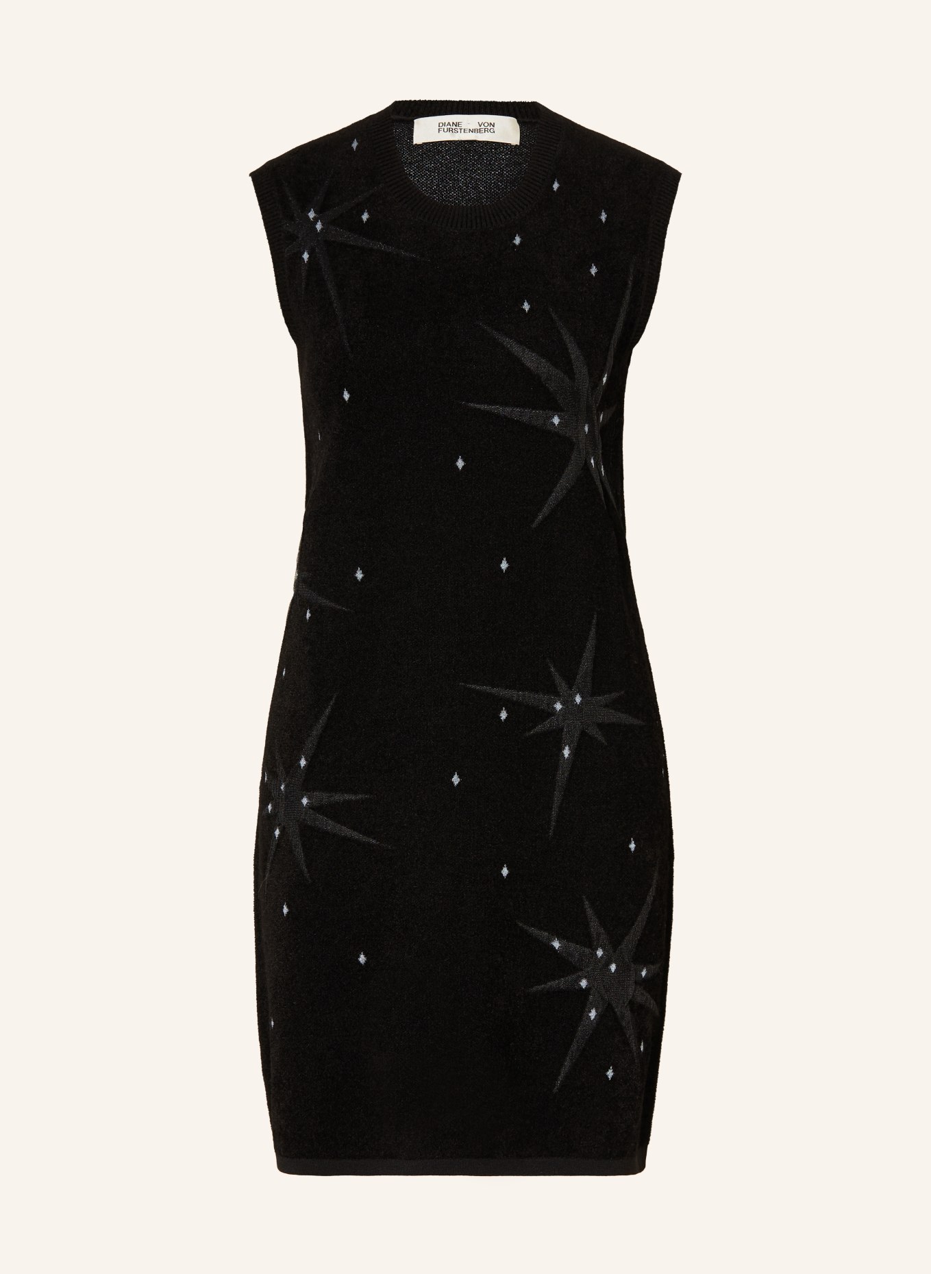 DIANE VON FURSTENBERG Sheath dress, Color: BLACK/ DARK GRAY (Image 1)