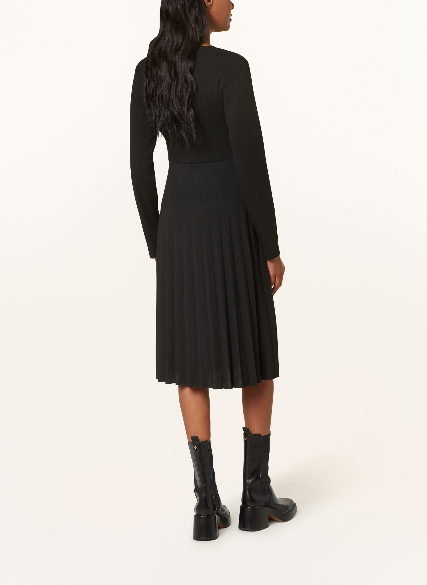 CARTOON Jersey dress, Color: BLACK (Image 3)