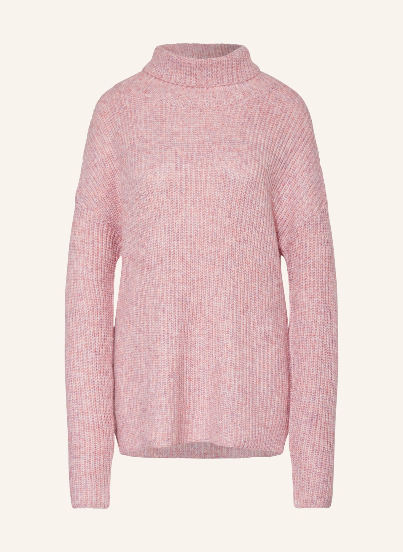 CARTOON Turtleneck sweater, Color: PINK/ LIGHT PURPLE/ LIGHT PINK (Image 1)
