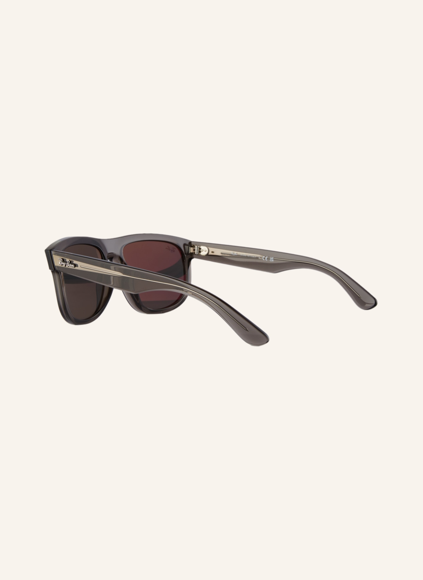 Ray-Ban Sunglasses BOYFRIEND REVERSE, Color: 6707GS - GRAY/ DARK GRAY MIRRORED (Image 4)