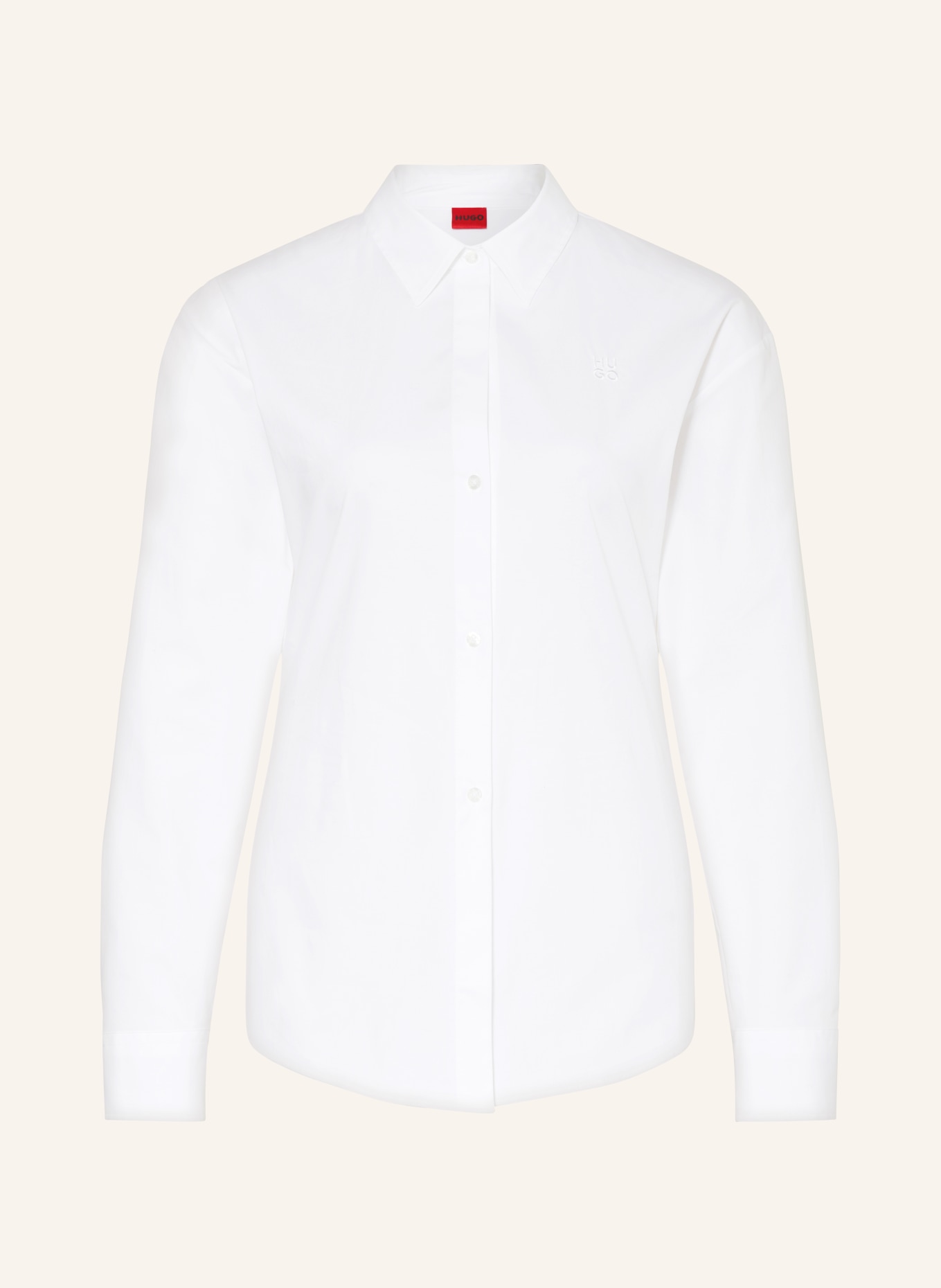 HUGO Shirt blouse THE GIRLFRIEND, Color: WHITE (Image 1)
