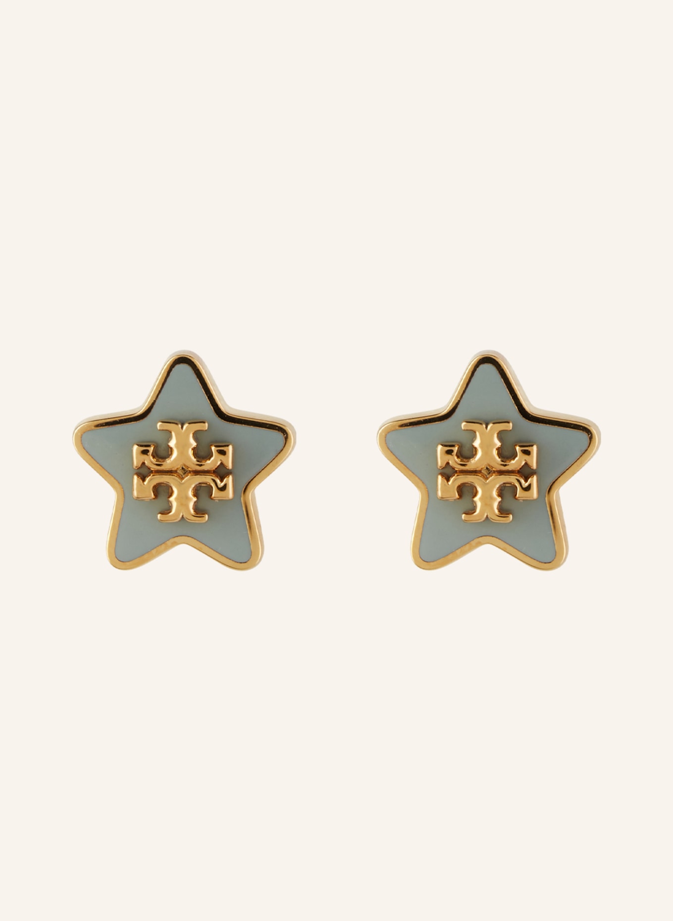 TORY BURCH Earrings KIRA STAR STUD, Color: GOLD/ GRAY (Image 1)