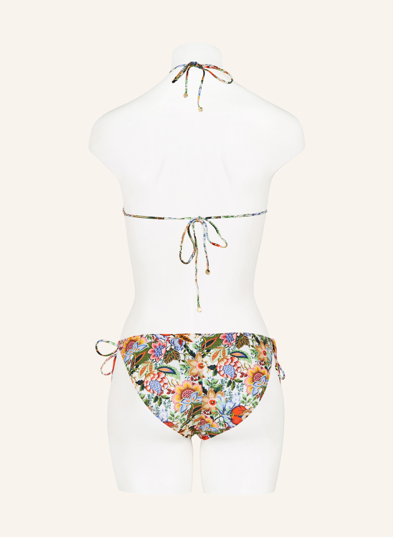 ETRO Triangel-Bikini, Farbe: GRÜN/ ROT/ HELLORANGE (Bild 3)