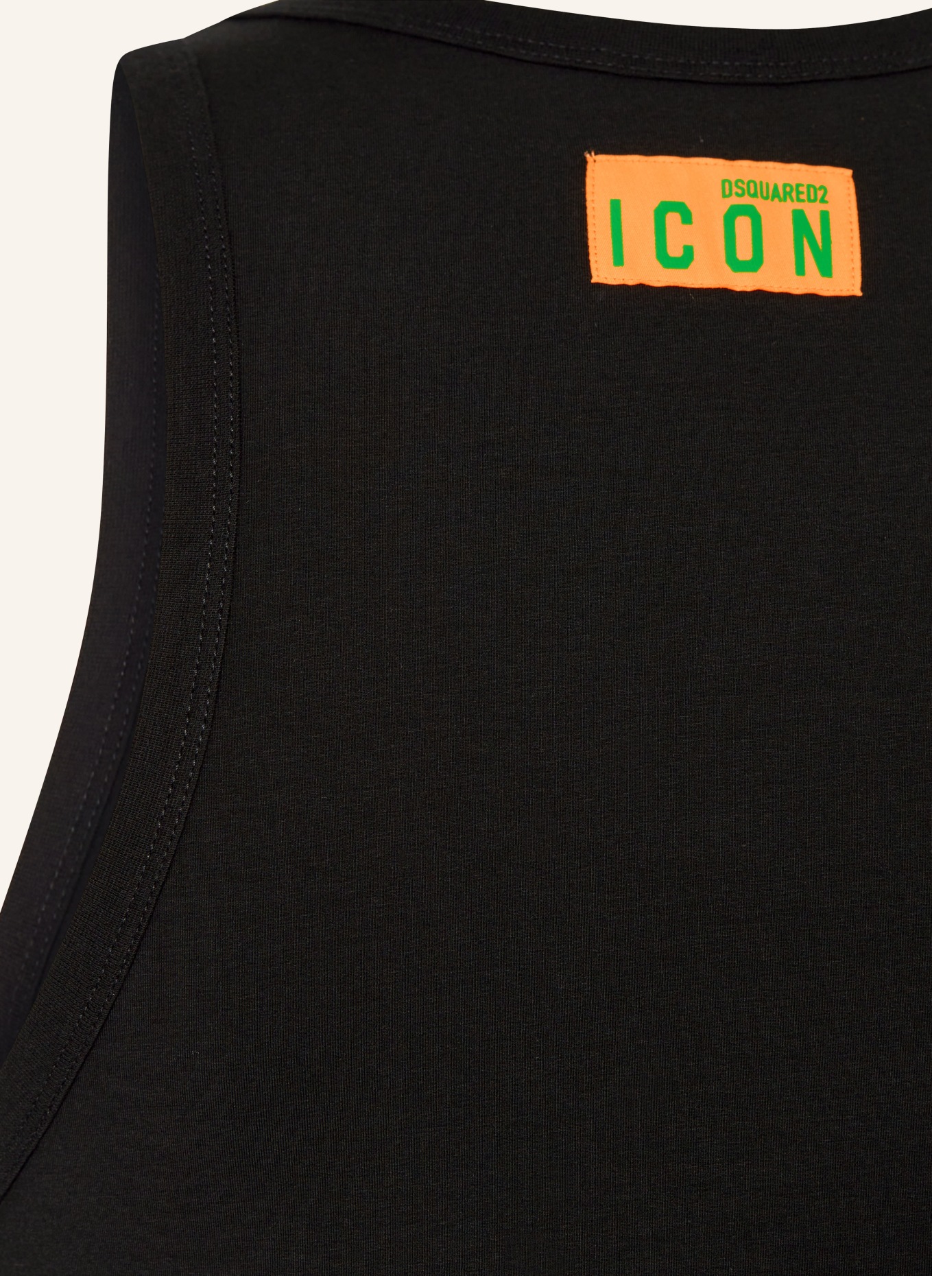 DSQUARED2 Undershirt ICON, Color: BLACK (Image 3)