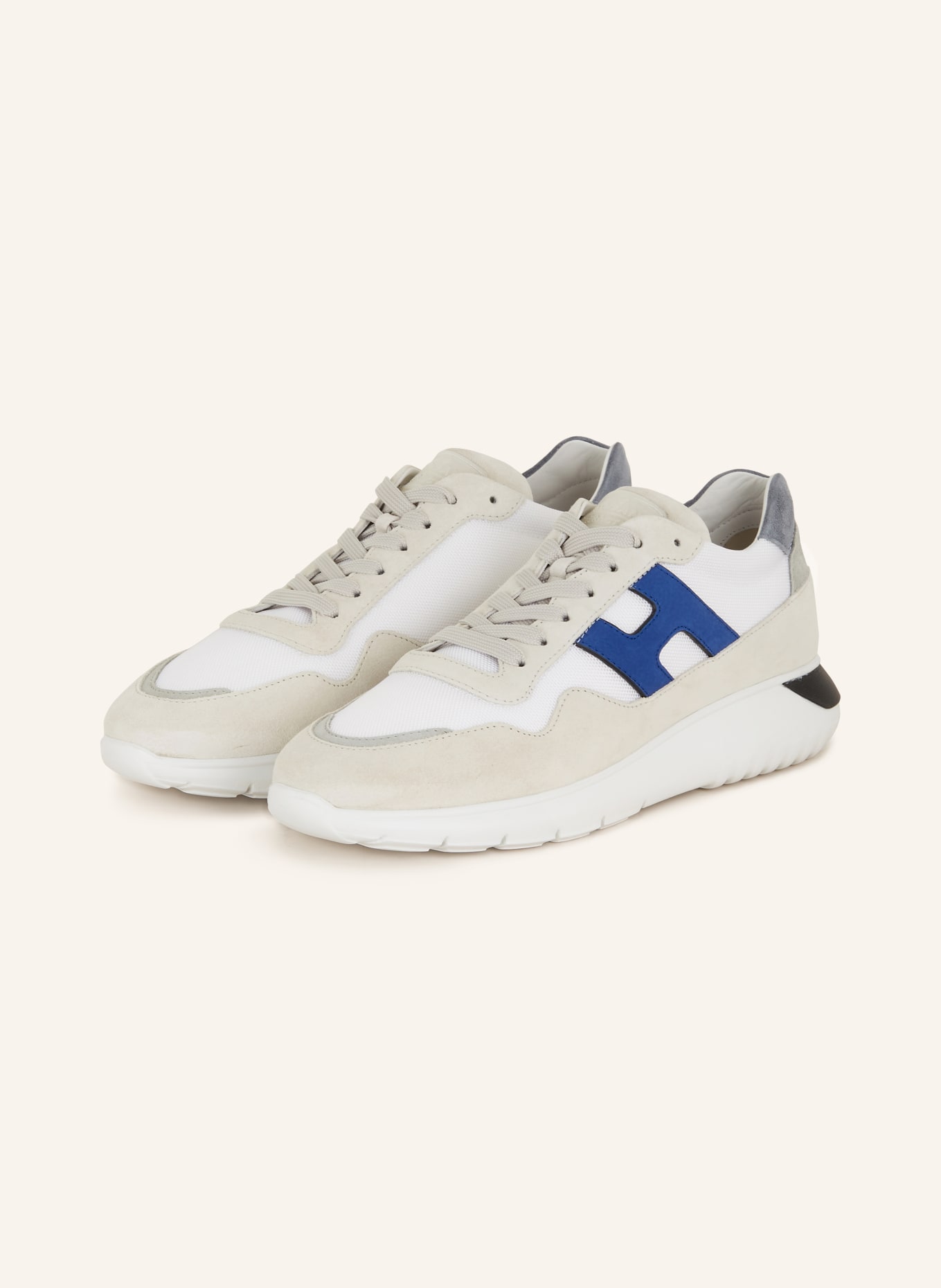 HOGAN Sneakers HOGAN INTERACTIVE3, Color: WHITE/ LIGHT GRAY/ BLUE (Image 1)