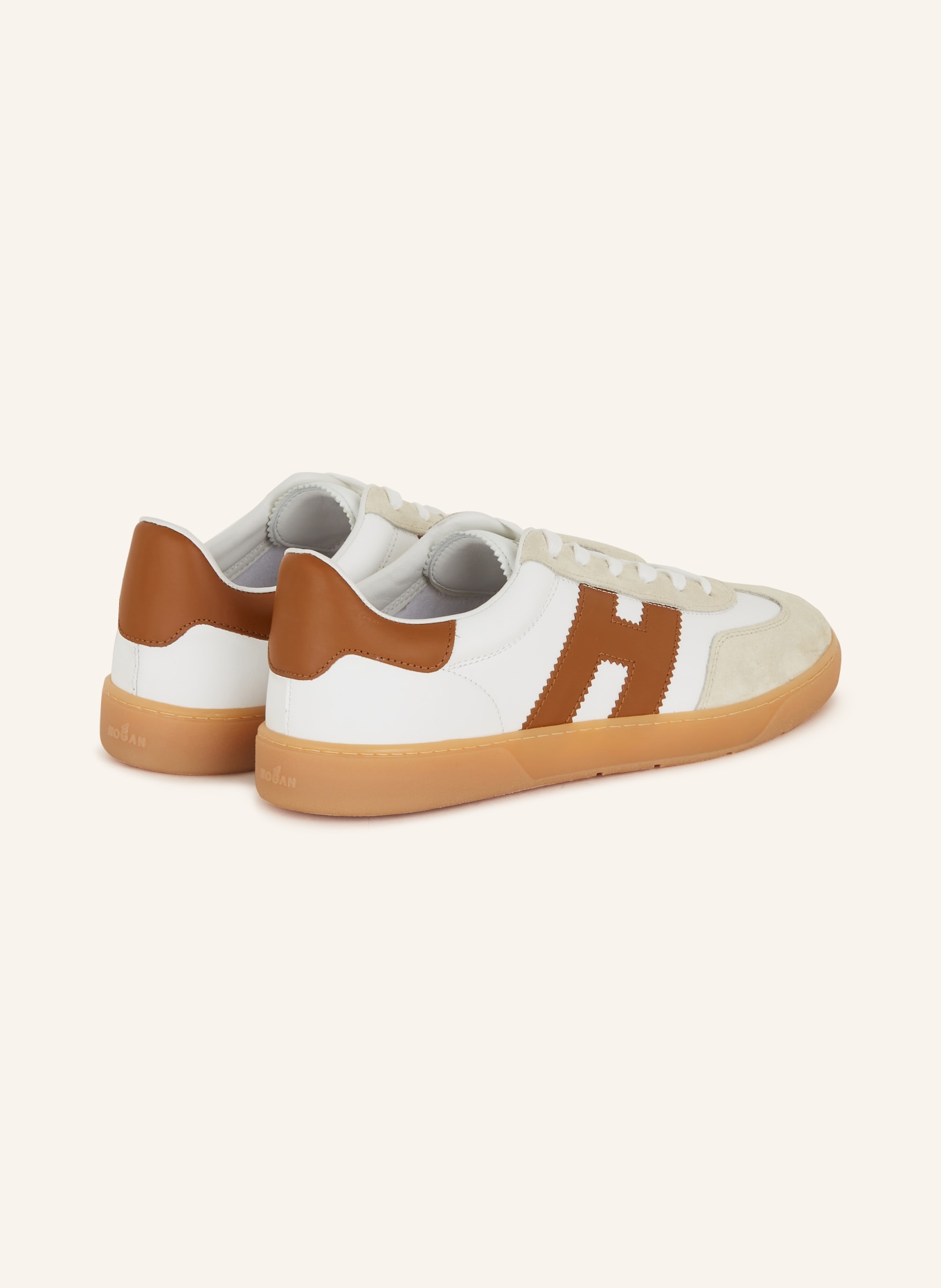 HOGAN Sneakers HOGAN COOL, Color: WHITE/ BROWN/ BEIGE (Image 2)