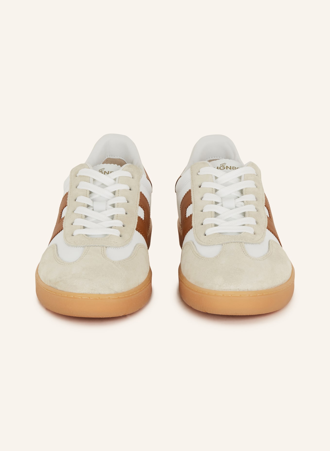 HOGAN Sneakers HOGAN COOL, Color: WHITE/ BROWN/ BEIGE (Image 3)