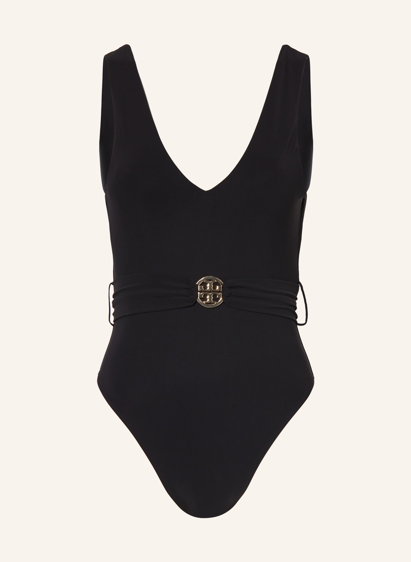 TORY BURCH Swimsuit MILLER with UV protection 50+, Color: BLACK (Image 1)