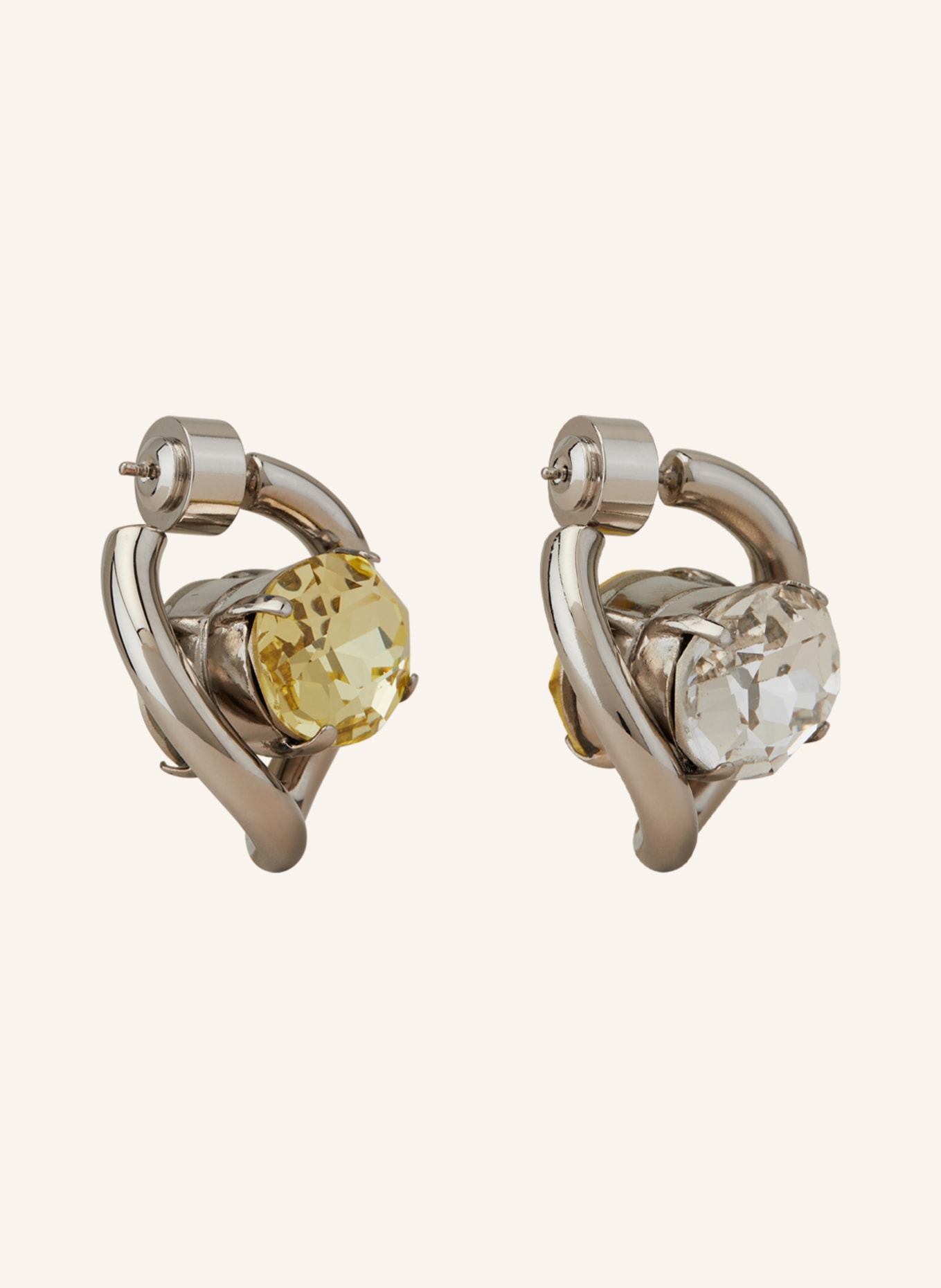MARNI Earrings, Color: SILVER/ WHITE/ GOLD (Image 2)