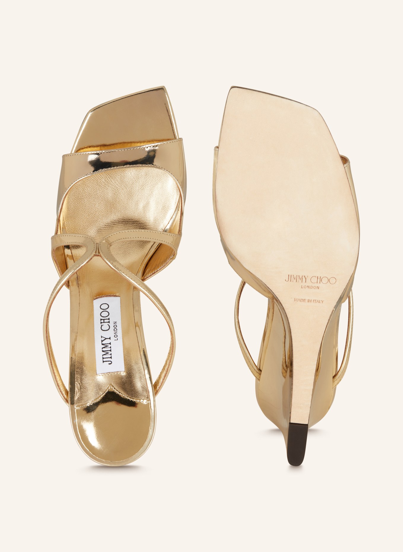 JIMMY CHOO Wedges ANISE 85, Color: GOLD (Image 5)