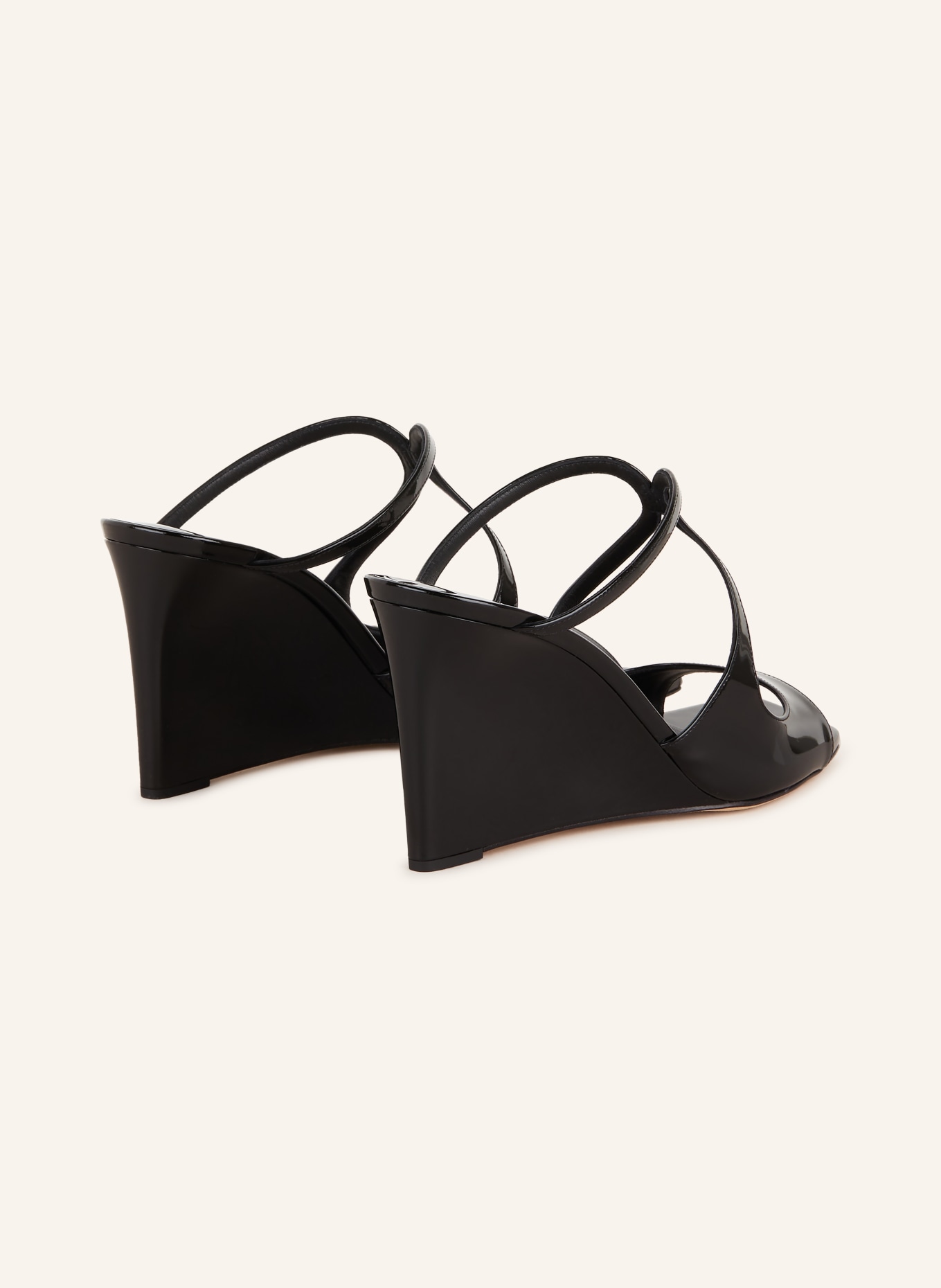 JIMMY CHOO Wedges ANISE 85, Farbe: SCHWARZ (Bild 2)