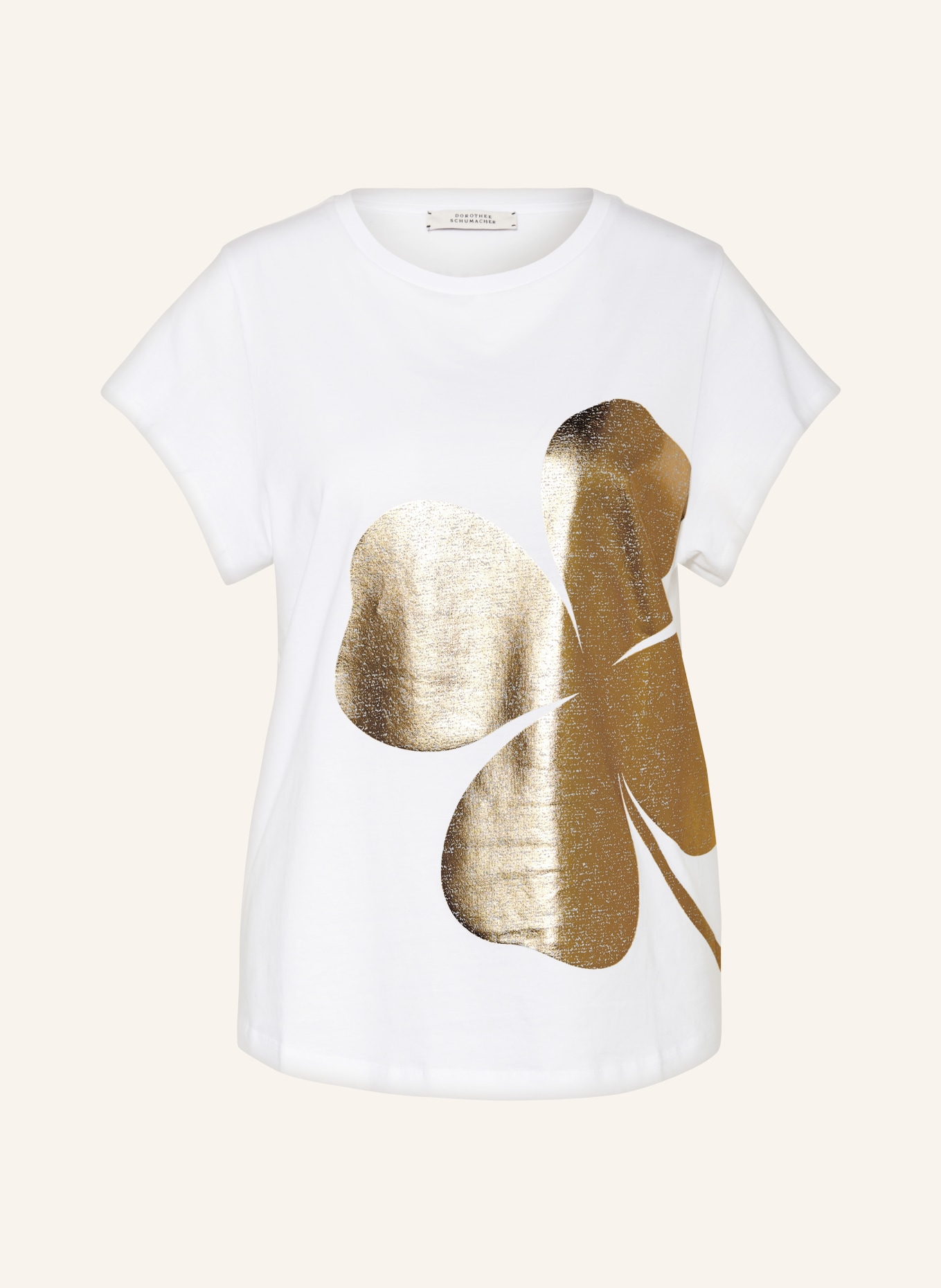 DOROTHEE SCHUMACHER T-Shirt, Farbe: WEISS/ GOLD (Bild 1)