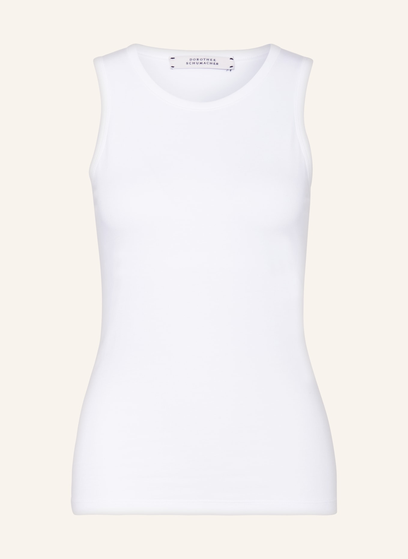 DOROTHEE SCHUMACHER Tanktop, Farbe: WEISS (Bild 1)