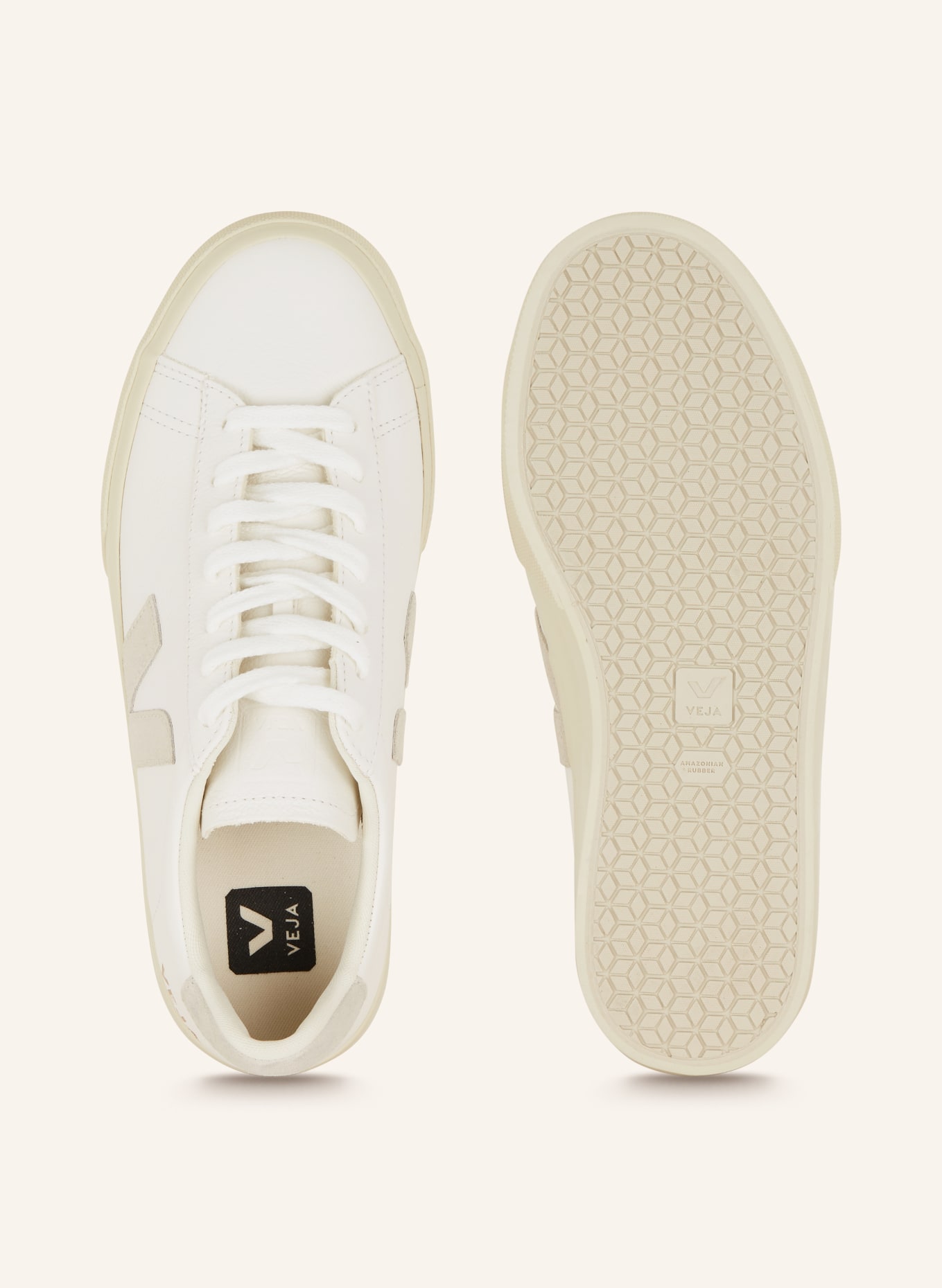 VEJA Sneakers CAMPO, Color: WHITE/ LIGHT GRAY (Image 5)