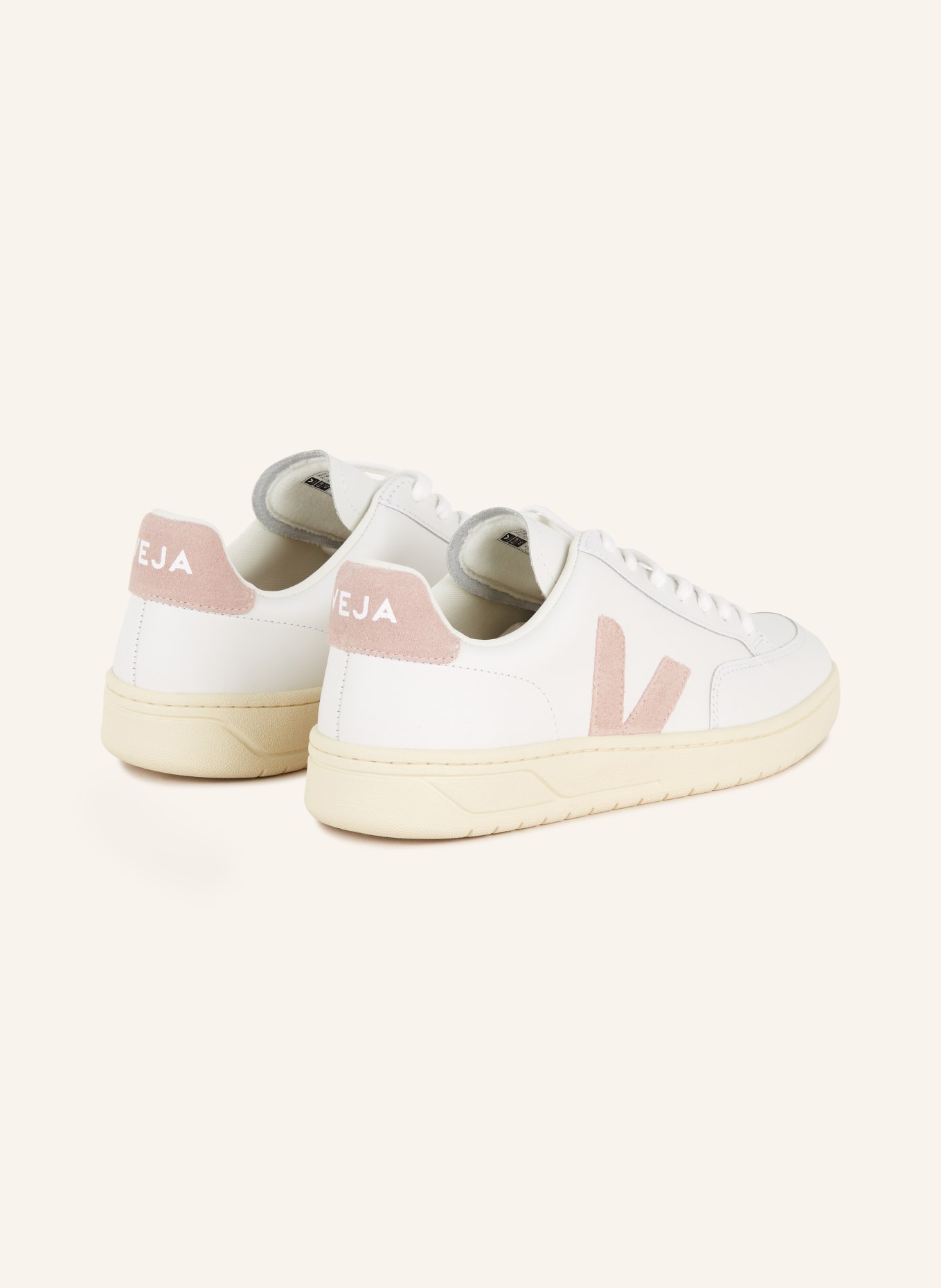 VEJA Sneaker V-12, Farbe: WEISS/ ROSÉ (Bild 2)